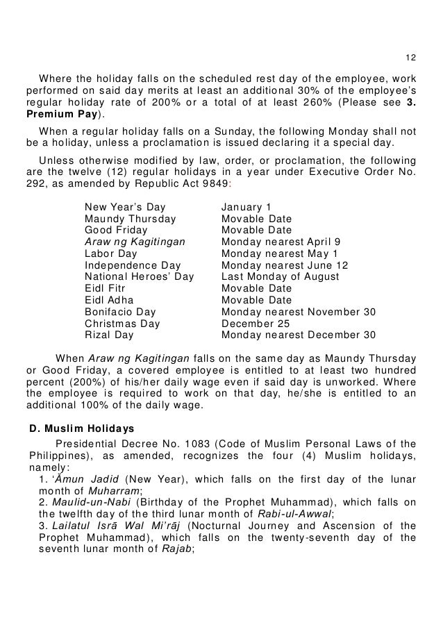 Handbook on Workers' Statutory Monetary Benefits (2014 