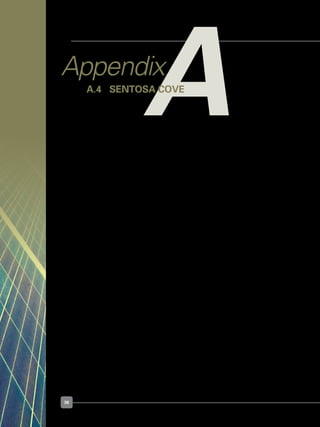 38
AAppendix
A.4 	 Sentosa Cove
Building name	 :	 Private
Owner	 :	 Private
Location	 :	 Sentosa Cove, Singapore
Building type	 :	 Two-storey bungalow with basement
Completion	 :	 July 2008
Working groups	 	
•	 Project architects	 :	 Guz Architects
•	 M&E consultant	 :	 Herizal Fitri Pte Ltd
•	 PV design	 :	 Phoenix Solar Pte Ltd
•	 Main contractors	 :	 Sunho Construction Pte Ltd
•	 Roofing contractor	 	 Sheet Metal International
•	 PV manufacturer	 :	 Uni-Solar
Type of PV integration	 :	 Glued onto approved Fazonal metal roof
Type of PV cell technology	 :	 Flexible amorphous silicon
PV area (m2
)	 :	 92
PV system peak power (kWp)	 :	 5.712
Estimated energy output kWh / yr)	 :	 7,100
PV Yield (kWh / kWp / yr)	 :	 1,250
Photographs and information	 :	 Phoenix Solar Pte Ltd, 		 	 	 	
courtesy of 	 	 Guz Architects, and Sheet Metal International
 