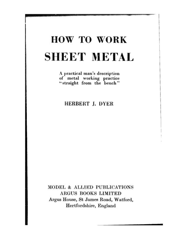 sheet metal books