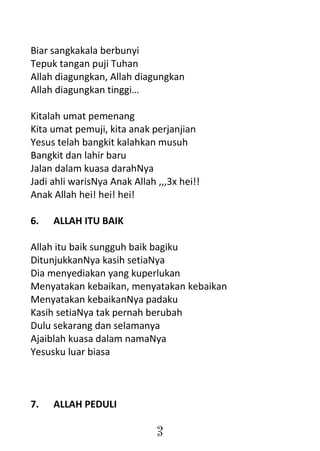Handbook lagu sekolah minggu
