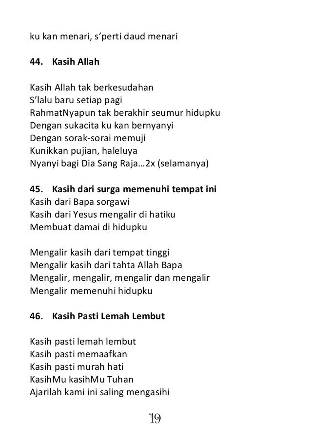 Kasih Pasti Lemah Lembut Berbagi Informasi