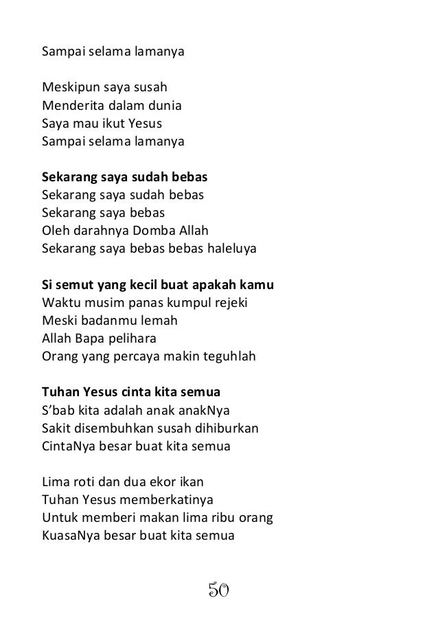 Handbook Lagu Sekolah Minggu