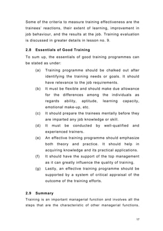 (Handbook) management of training & development | PDF