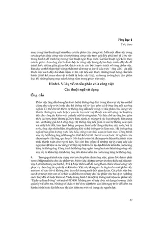 87
Phô lôc 4
TiÕp theo
môc trong b¶n thuËt ng÷ kÌm theo c¬ cÊu ph©n chia c«ng viÖc. Mçi mét ®Çu viÖc trong
c¬ cÊu ph©n chia c«ng viÖc cho tíi tõng c«ng viÖc trän gãi ®Òu ph¶i m« t¶ ®-îc nh-
trong h×nh 6 ®Ó tr×nh bµy trong b¶n thuËt ng÷. Môc ®Ých cña b¶n thuËt ng÷ kÌm theo
c¬ cÊu ph©n chia c«ng viÖc lµ toµn bé c¸c c«ng viÖc trong dù ¸n ®-îc m« t¶ ®Çy ®ñ ®Ó
tr¸nh hiÓu nhÇm gi÷a gi¸m ®èc dù ¸n vµ c¸c c¸n bé chuyªn tr¸ch vÒ tõng phÇn viÖc.
B¹n ®äc cã thÓ nhËn thÊy r»ng phÇn m« t¶ trong vÝ dô vÒ ®Çu viÖc “èng dÉn“ ®· gi¶i
thÝch mét c¸ch ®Çy ®ñ kh¸i niÖm, vÞ trÝ, vËt liÖu cÇn thiÕt, nh÷ng ho¹t ®éng cÇn tiÕn
hµnh (thiÕt kÕ, mua s¾m vËt t- thiÕt bÞ hoÆc x©y l¾p), vµ trong tr-êng hîp cÇn ph©n
lo¹i th× nh÷ng h¹ng môc nµo kh«ng n»m trong phÇn viÖc nµy.
H×nh 6. VÝ dô vÒ c¬ cÊu ph©n chia c«ng viÖc
C¸c thuËt ng÷ sö dông
èèèèèng dÉn
PhÇn viÖc èng dÉn bao gåm toµn bé hÖ thèng èng dÉn trong khu vùc dù ¸n- cã thÓ
dïng cho cÊp n-íc hoÆc cho hÖ thèng xö lý- bao gåm c¶ ®-êng èng næi vµ èng
ngÇm. Cã thÓ chi tiÕt thªm hÖ thèng èng dÉn næi trong c¬ cÊu ph©n chia c«ng viÖc
thµnh nh÷ng trô n-íc hoÆc côm c¸c trô n-íc tuú thuéc vµo sè l-îng c¸c lo¹i trô
tiÖn cho c«ng t¸c kiÓm so¸t qu¶n lý néi bé c«ng tr×nh. VËt liÖu chÕ t¹o èng bao gåm
thÐp c¸cbon, thÐp kh«ng gØ, hîp kim, sµnh, xi m¨ng vµ c¸c lo¹i èng phi kim còng
nh- lµ nh÷ng gi¸ ®ì ®-êng èng. HÖ thèng èng næi gåm cã c¸c hÖ thèng sau: nÐn
vµ xö lý khÝ ®èt, lµm l¹nh b»ng propan, lµm l¹nh b»ng ethylen, cÊp n-íc/xö lý
n-íc, èng cÊp nhiªn liÖu, èng th«ng khÝ vµ hÖ thèng n-íc lµm m¸t. HÖ thèng èng
ngÇm bao gåm ®-êng n-íc cøu háa, cèng n-íc th¶i vµ n-íc lµm m¸t. C«ng tr×nh
x©y l¾p hÖ thèng èng næi bao gåm thiÕt kÕ chi tiÕt cho tÊt c¶ c¸c b-íc: tõ nghiªn cøu
chän tuyÕn ®Æt èng, qui ho¹ch ®Õn h¹ch to¸n chi phÝ nguyªn liÖu råi c¶ tÝnh to¸n
møc thanh to¸n cho ng-êi b¸n. Nã cßn bao gåm c¶ nh÷ng ng-êi cung cÊp c¸c
nguyªn vËt liÖu vµ c¸c c«ng viÖc l¾p r¸p tõ khi chÕ t¹o l¹i ®Õn khi kiÓm tra cuèi cïng
tõng hÖ thèng èng. C«ng tr×nh hÖ thèng èng ngÇm bao gåm toµn bé nh÷ng c«ng viÖc
x©y l¾p tõ kh©u l¾p ®Æt ®-êng èng ®Õn kh©u kiÓm tra cuèi cïng tõng hÖ thèng èng.
8. Trong qu¸ tr×nh x©y dùng mét c¬ cÊu ph©n chia c«ng viÖc, gi¸m ®èc dù ¸n ph¶i
xemxÐtlËpm·hiÖuchoc¸cphÇnviÖc.MétvÝdôcÊutrócc«ngviÖctheokiÓum·hiÖunh-
vËy ®-îc nªu trong c¸c h×nh 1, 3 vµ 4. Môc ®Ých lµ ®Ó dÔ dµng tham chiÕu tíi c¸c c«ng viÖc
phôc vô cho c«ng t¸c qu¶n lý vµ kiÓm tra. ViÖc nµy ®¬n gi¶n chØ lµ g¸n cho mçi phÇn viÖc
mét con sè nµo ®ã vµ kh«ng ®-îc thay ®æi trong suèt thêi gian dù ¸n. C¸c phÇn viÖc bËc
cao ®-îc nhËn mét con sè c¬ b¶n vµ chØnh con sè nµy cho c¸c phÇn viÖc bËc d-íi nã b»ng
c¸ch thay ®æi sè hoÆc thªm sè. VÝ dô trong h×nh 3 lµ mét hÖ thèng m· hiÖu cña phÇn viÖc
“DÞch vô lµm ®-êng” víi m· sè 013400. Nh÷ng con sè nµy ®-îc sö dông cho môc ®Ých
qu¶n lý vµ kiÓm tra. Nh÷ng sè kh¸c cã thÓ ®-îc ®Æt thªm vµo liÒn ngay tr-íc ®Ó kiÓm tra
hµnh chÝnh hoÆc ®Æt liÒn sau khi cÇn kiÓm tra viÖc sö dông c¸c nguån lùc.
 