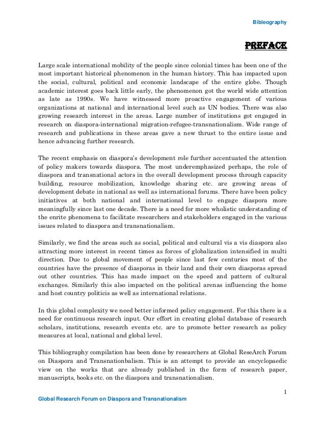 A Compare And Contrast Essay Handbook Of Bibliography On Diaspora And Transnationalism Browse Business Resume Profile Example Elementary Essay Questions Psychological Essays also How To Write A Thesis Paragraph For An Essay Community Profile Essay Handbook Of Bibliography On Diaspora And The Thesis Statement In A Research Essay Should