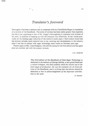 Handbook of Cane Sugar Engineering - Hugot 1986 [Bookmarked].pdf