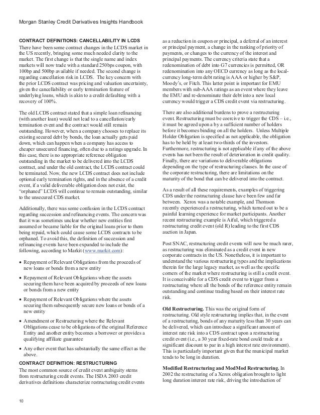 Credit derivatives trading strategies