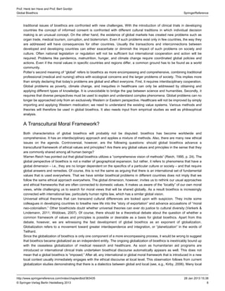 Handbook of global bioethics | PDF