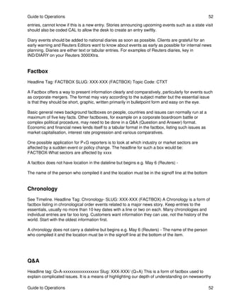 Reuters Writing Reuters Journalism Handbook | PDF