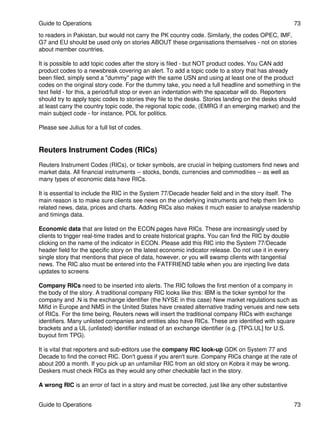 Reuters Journalism Handbook | PDF