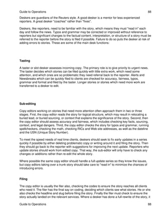 Reuters Writing Reuters Journalism Handbook | PDF