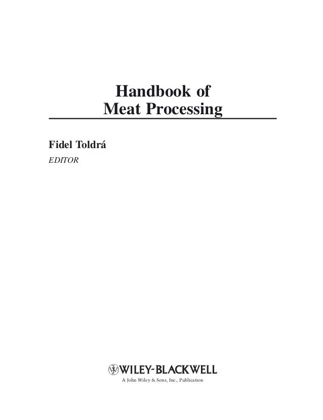 Handbook of meat processing