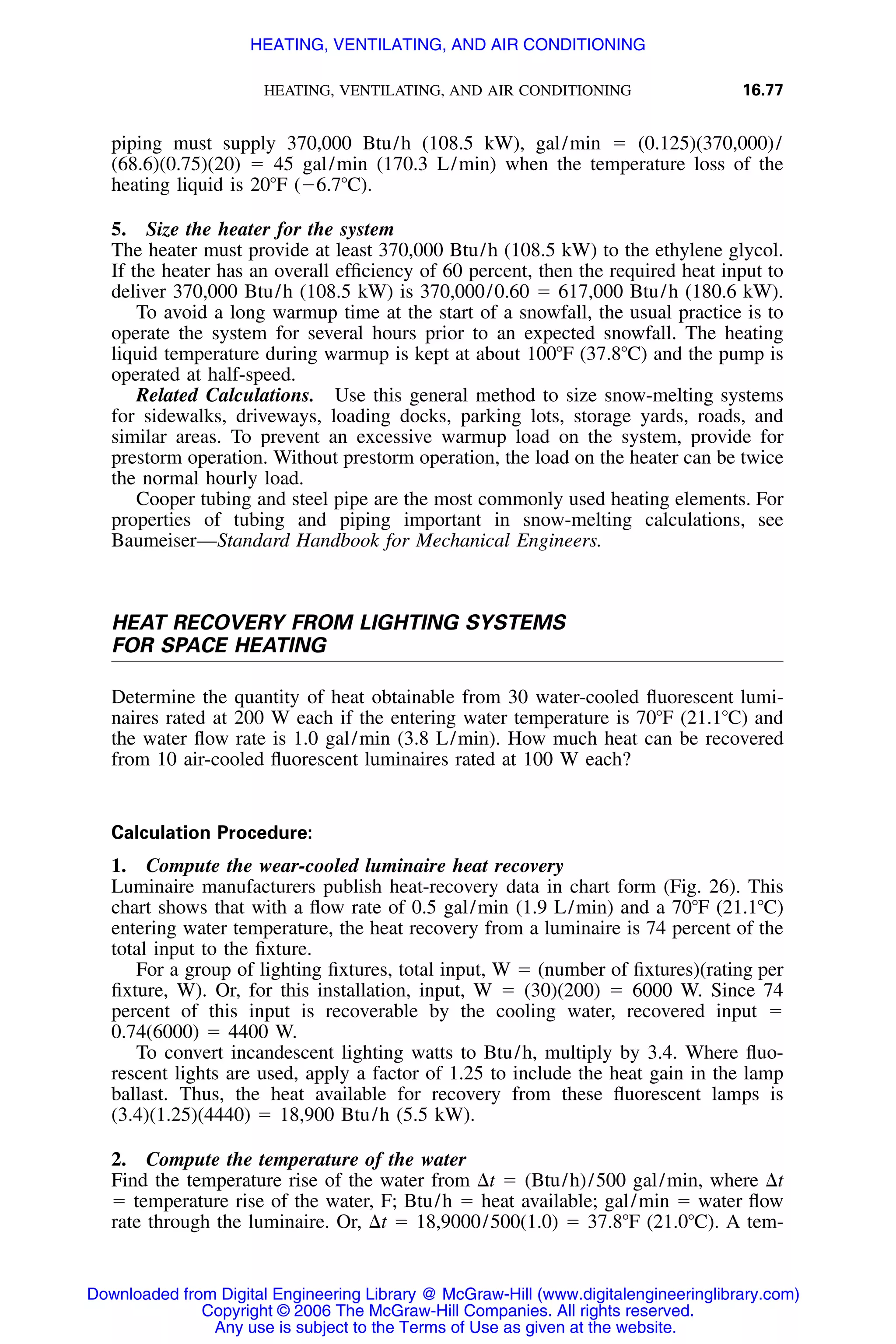 Handbook of mechanical engineering calculations