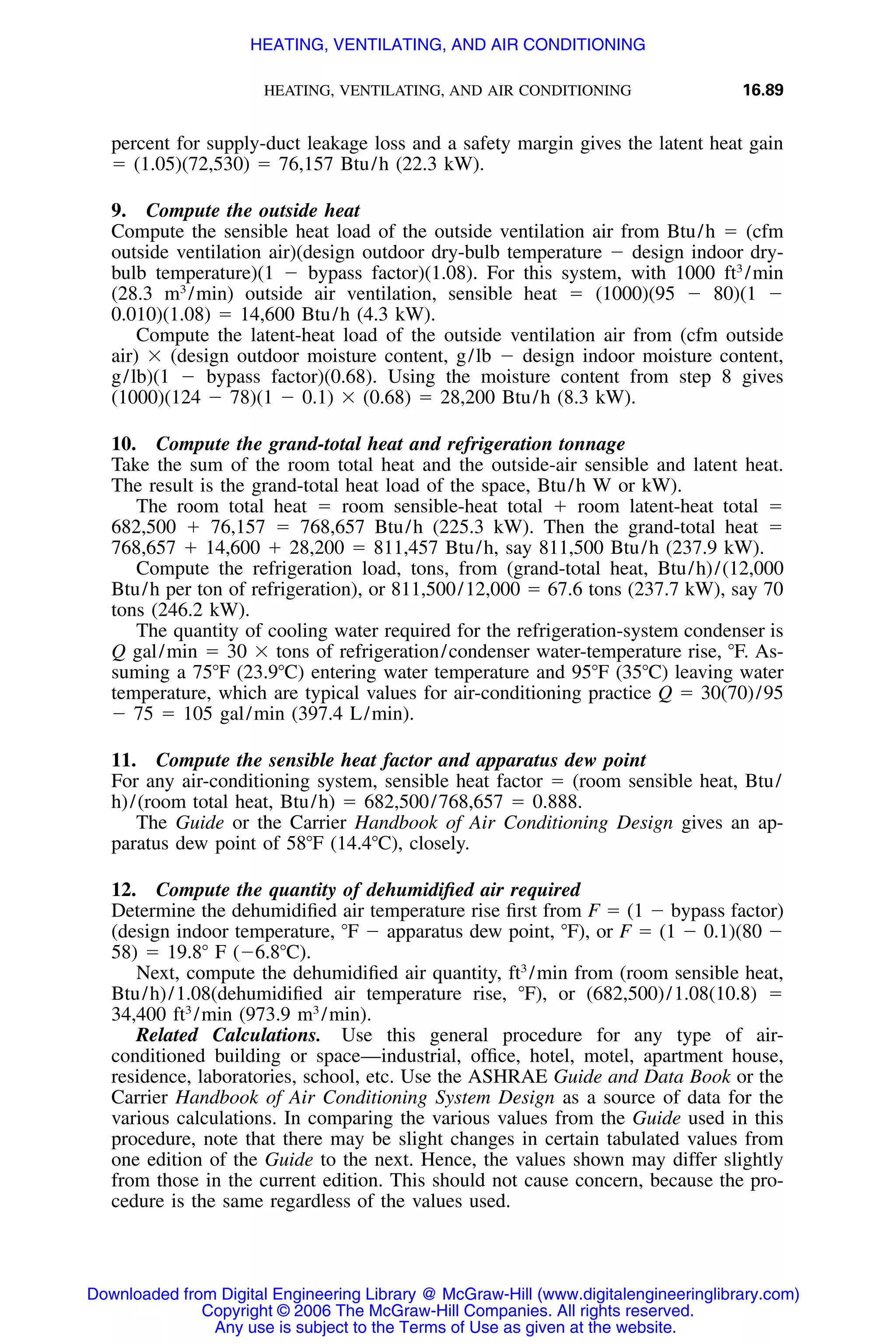 Handbook of mechanical engineering calculations