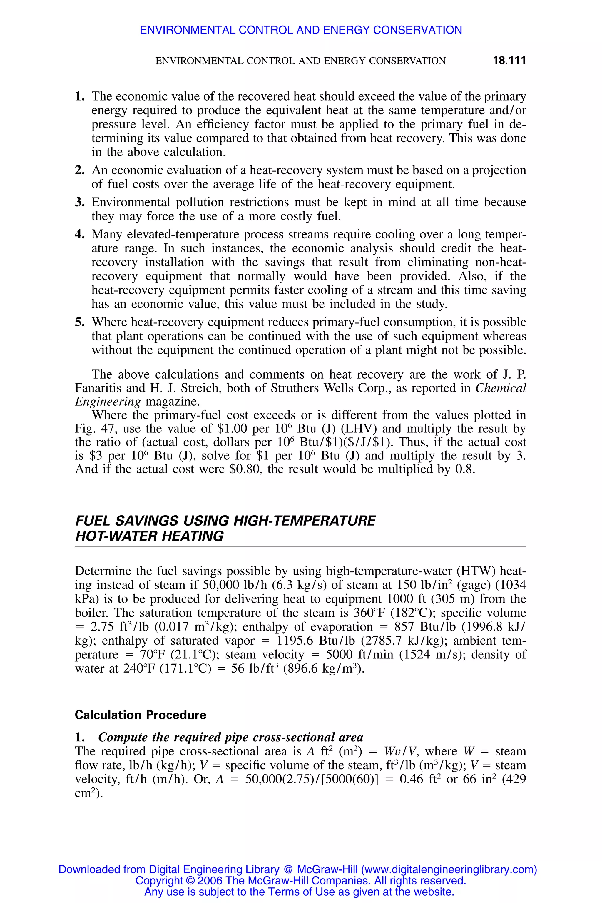 Handbook of mechanical engineering calculations