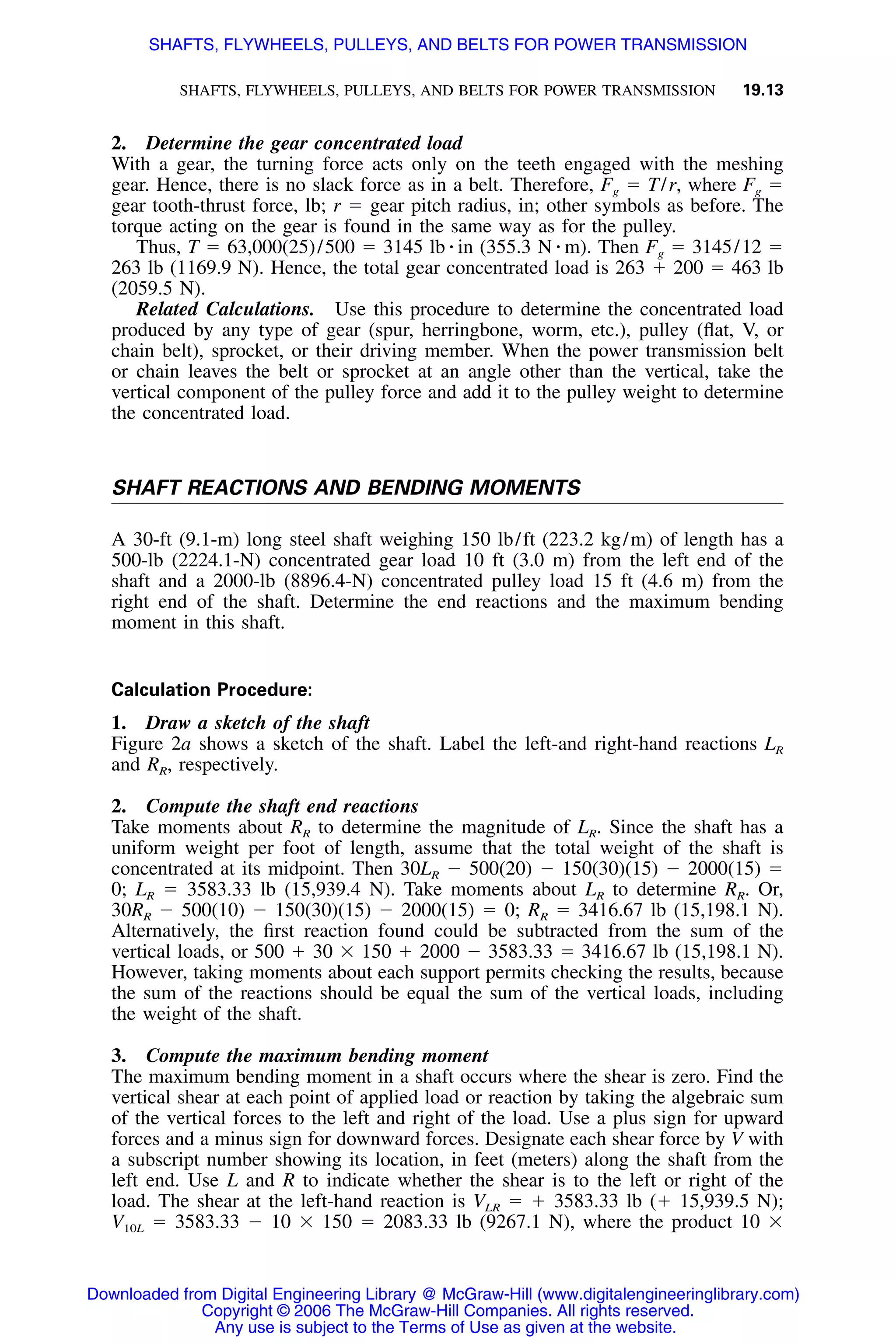 Handbook of mechanical engineering calculations