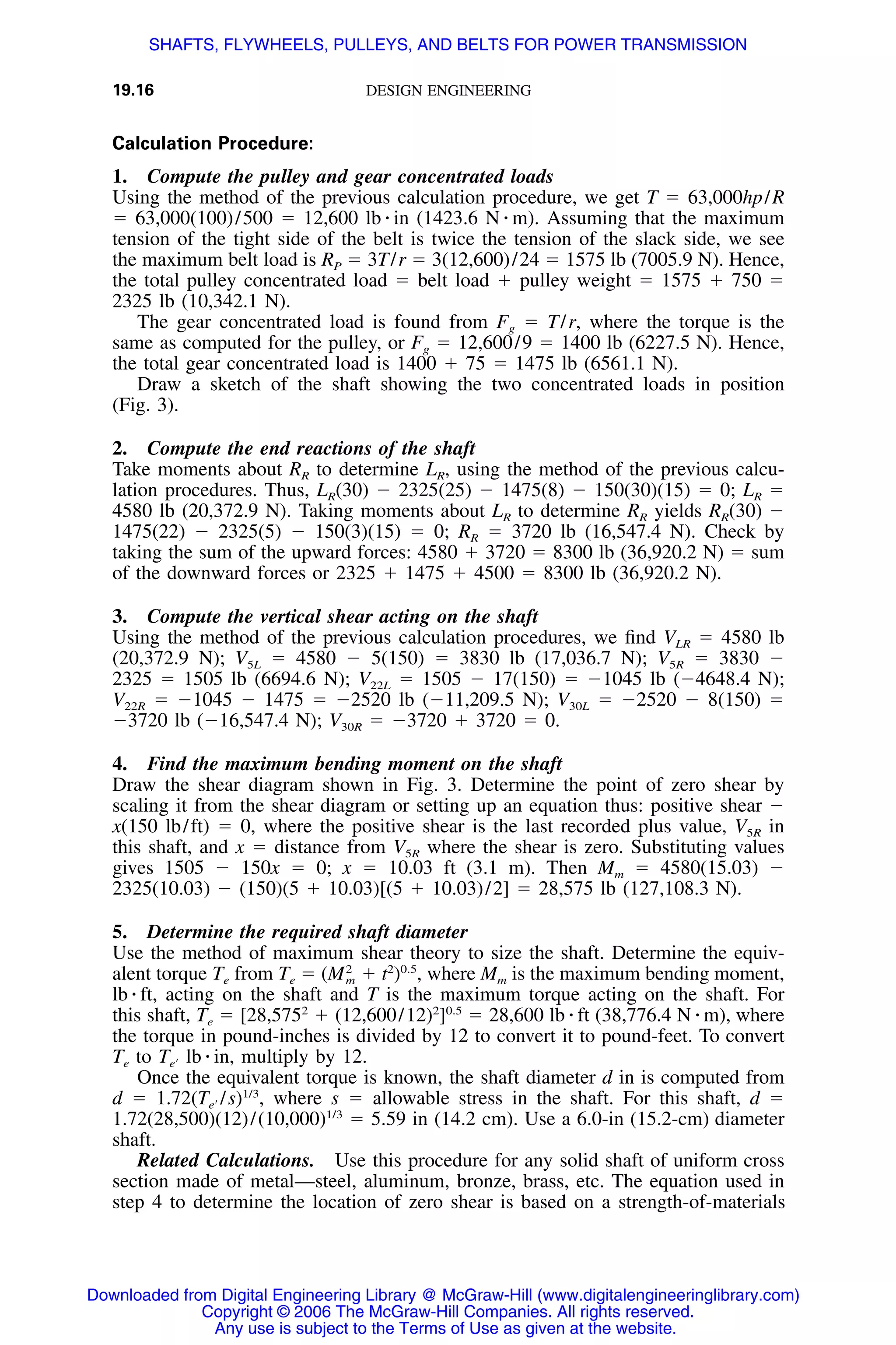 Handbook of mechanical engineering calculations