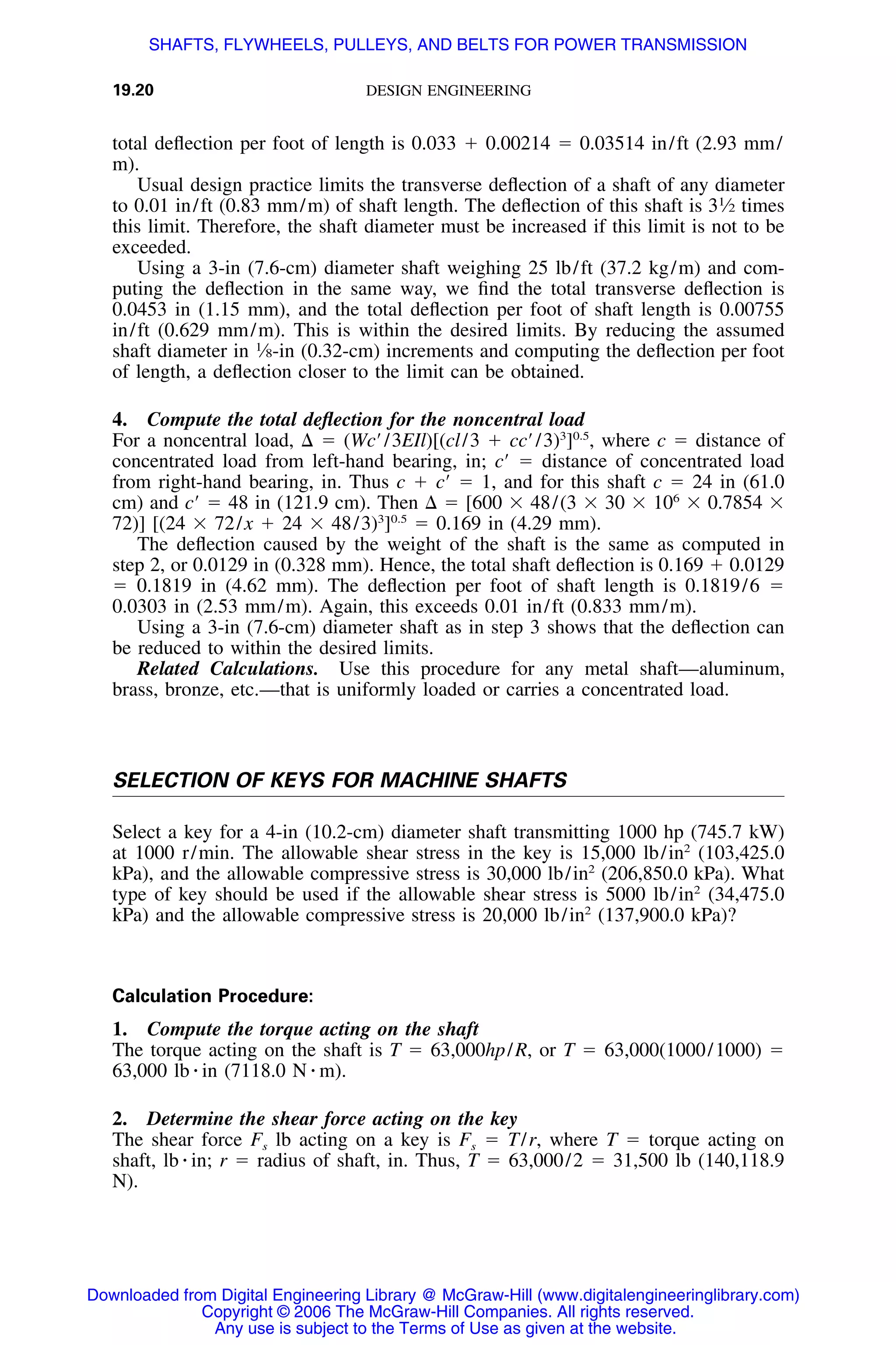 Handbook of mechanical engineering calculations