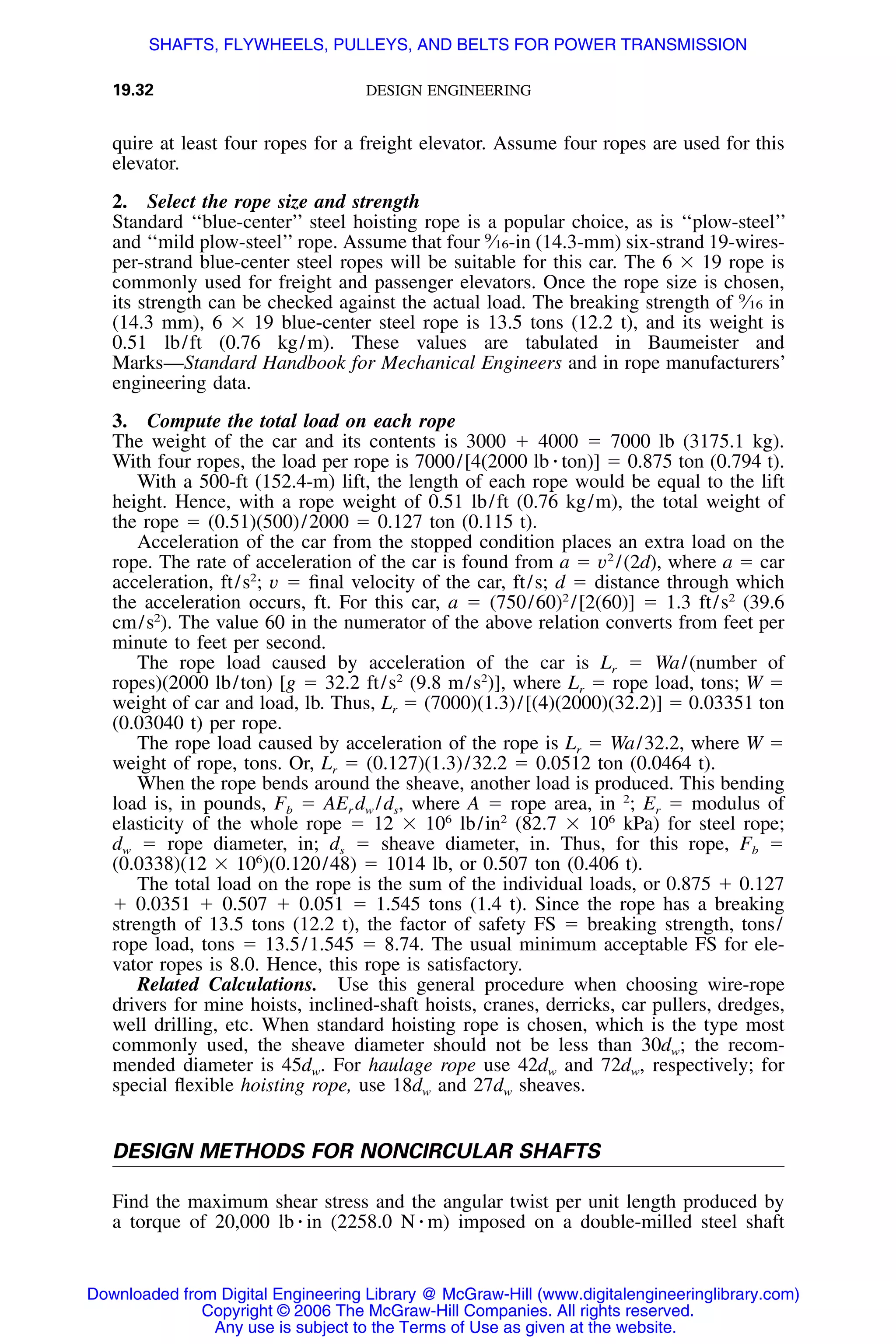 Handbook of mechanical engineering calculations