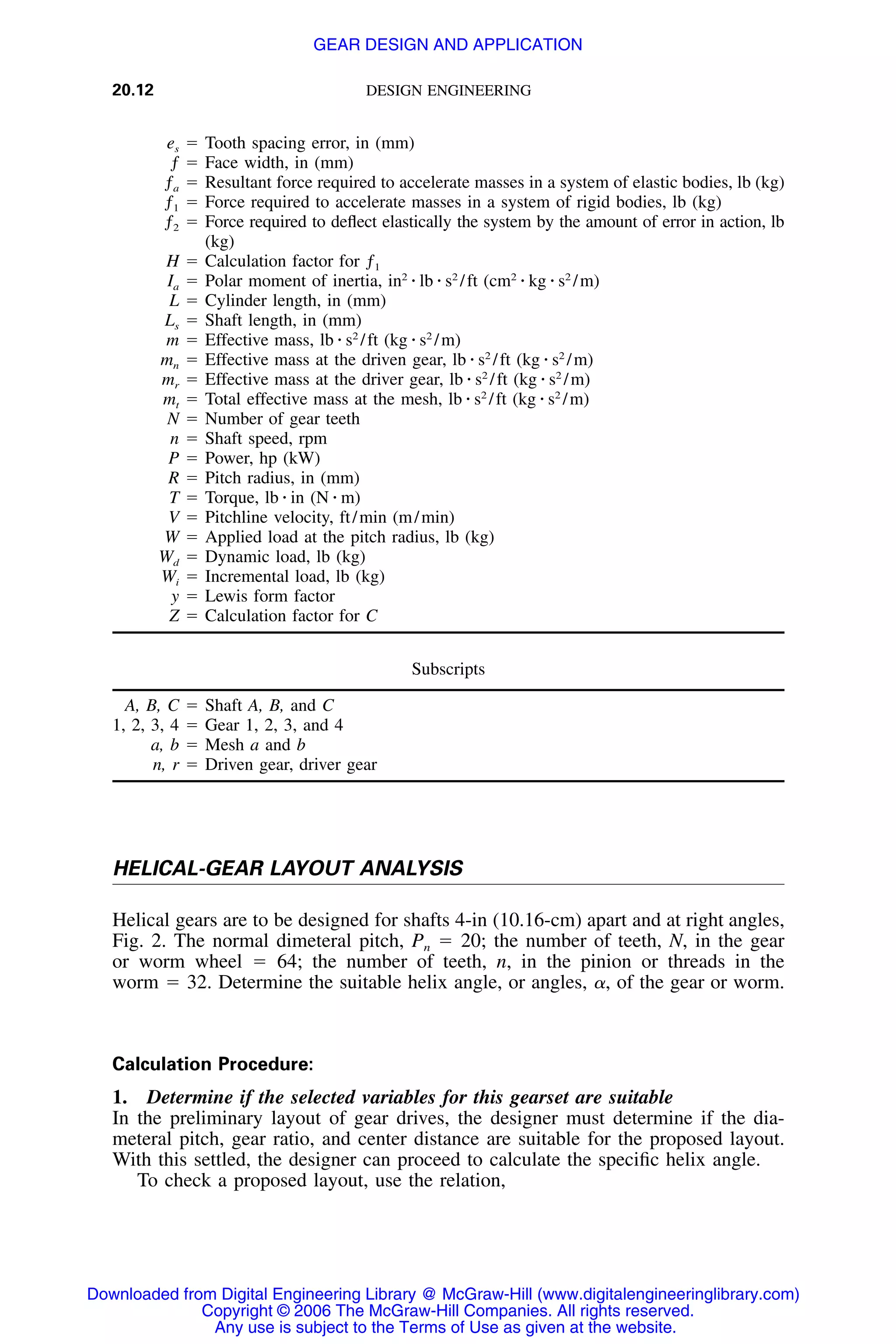 Handbook of mechanical engineering calculations