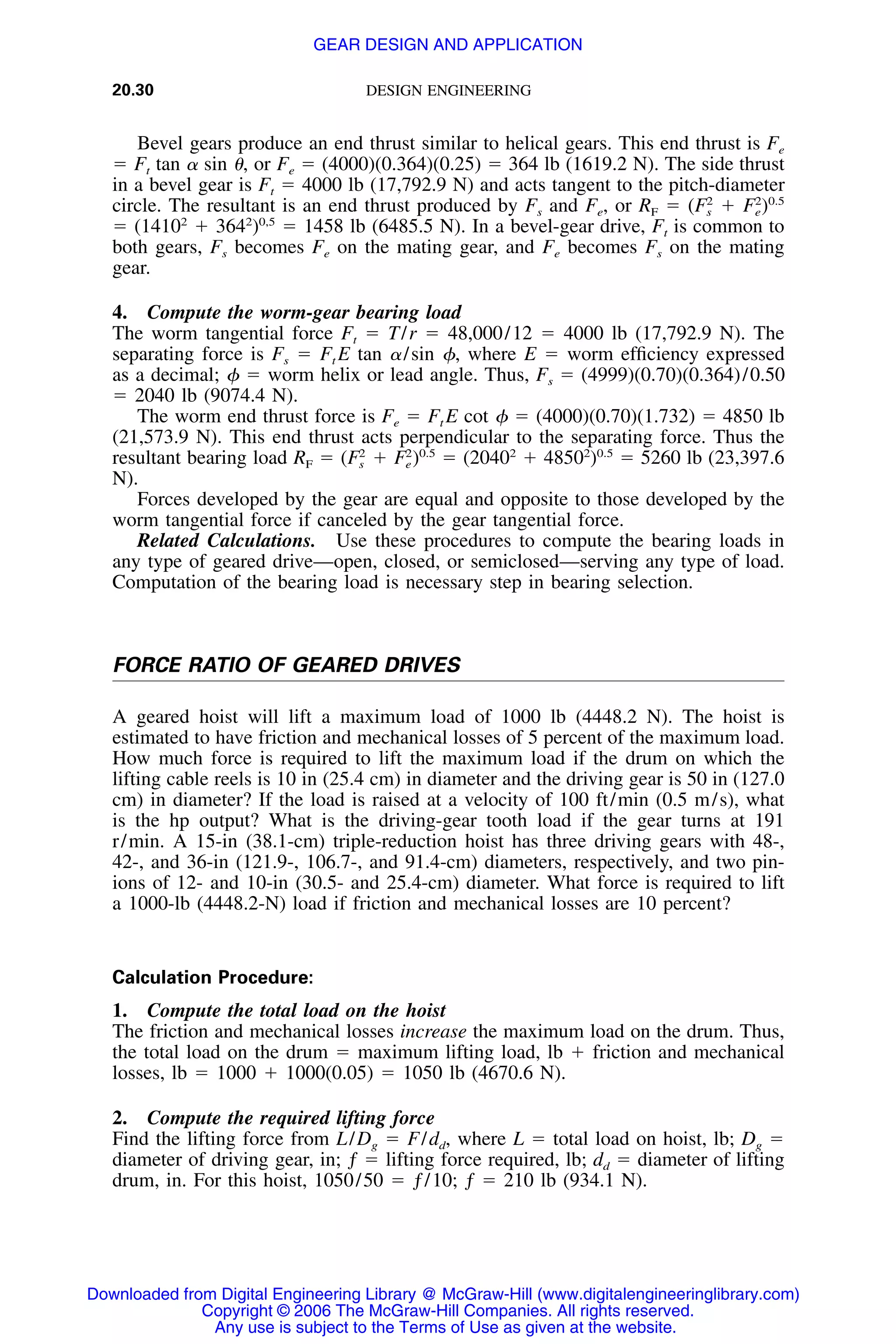 Handbook of mechanical engineering calculations