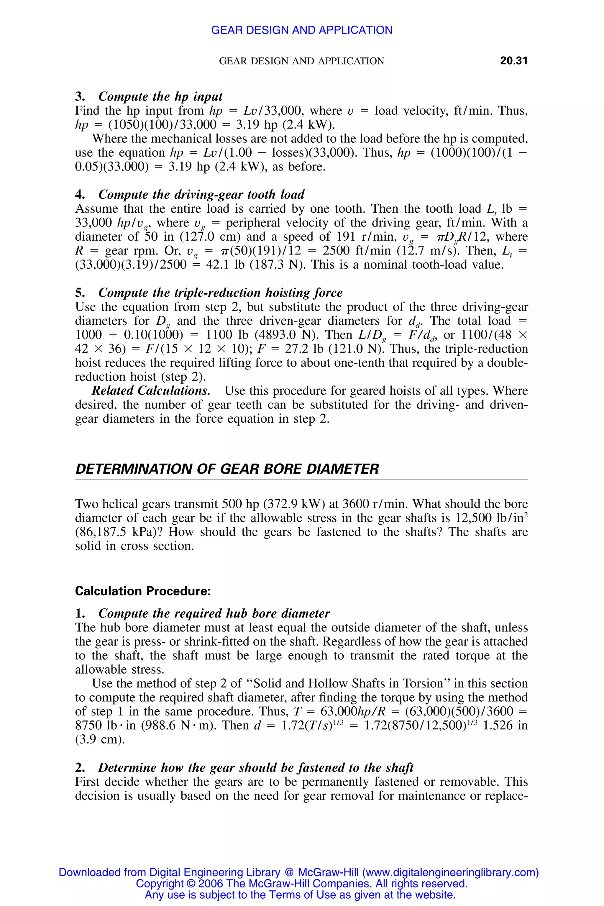 Handbook of mechanical engineering calculations