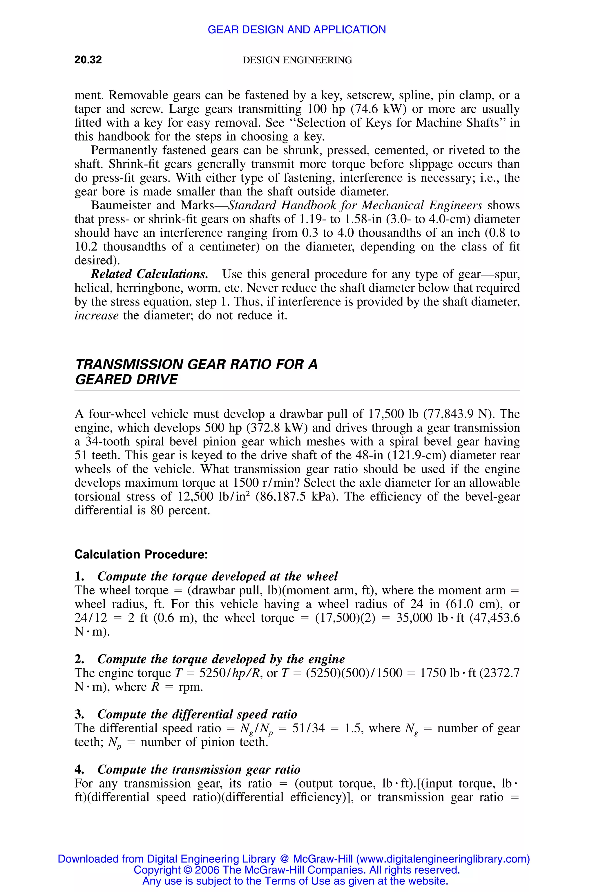 Handbook of mechanical engineering calculations