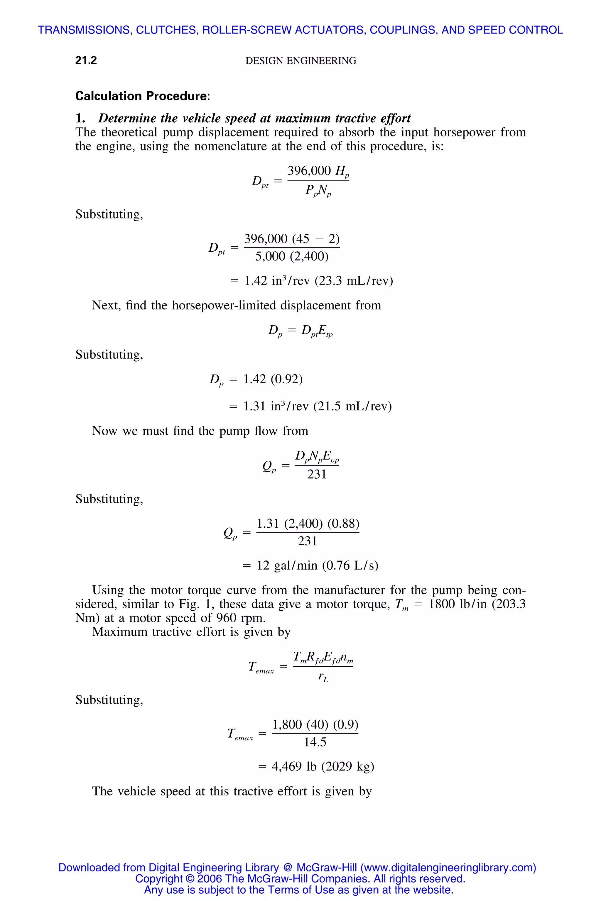 Handbook of mechanical engineering calculations