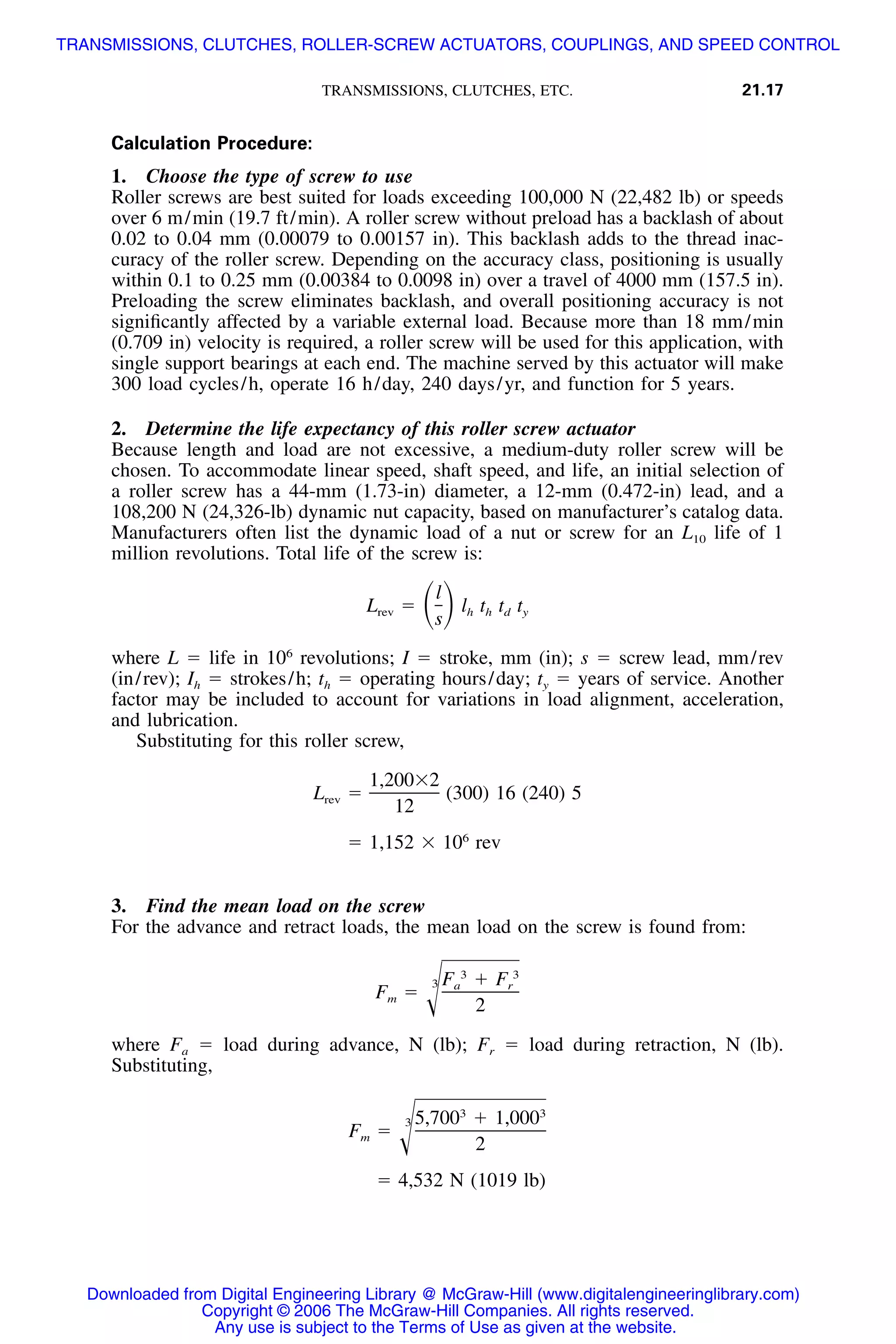Handbook of mechanical engineering calculations