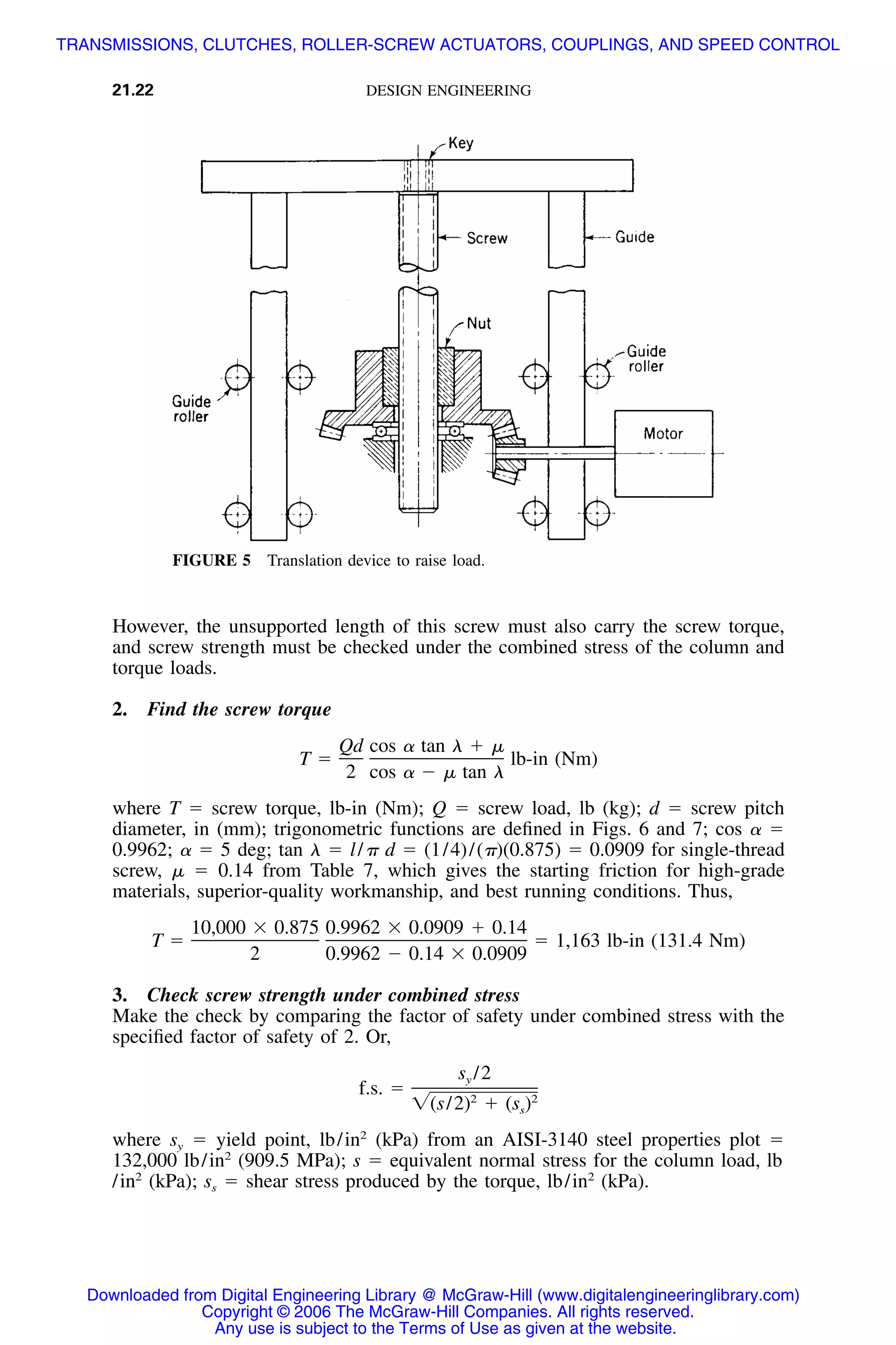 Handbook of mechanical engineering calculations