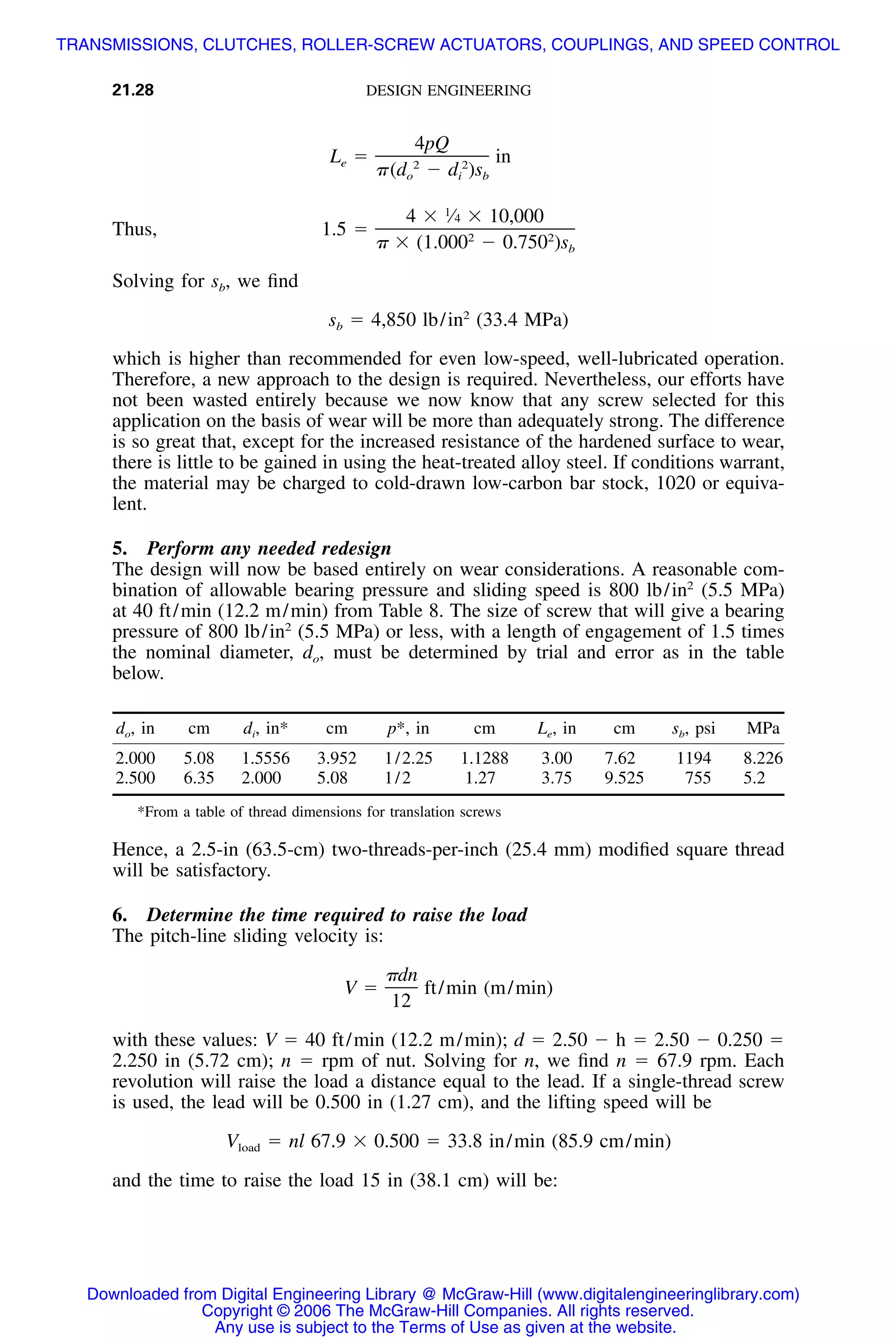 Handbook of mechanical engineering calculations