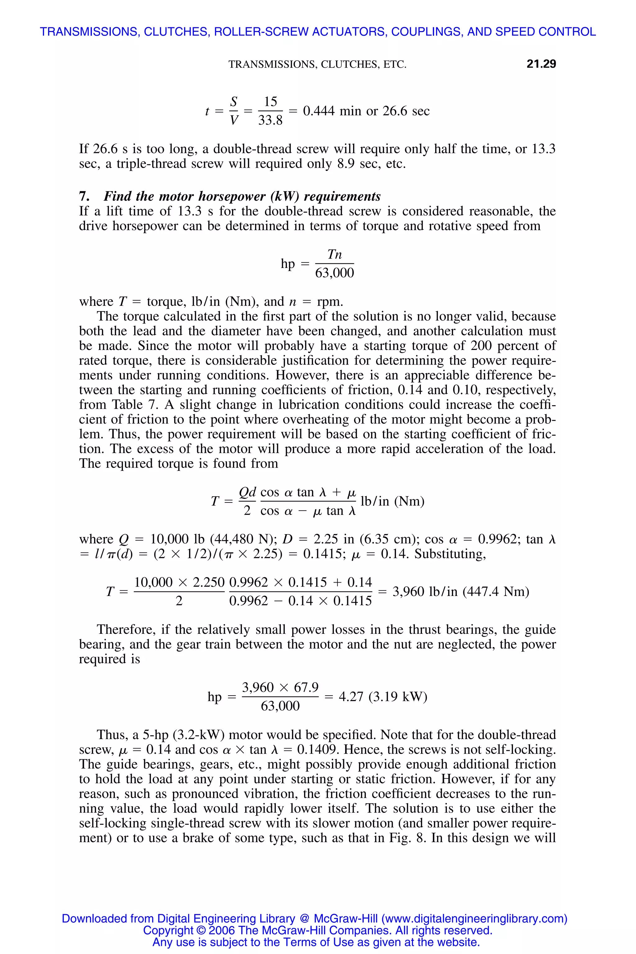Handbook of mechanical engineering calculations