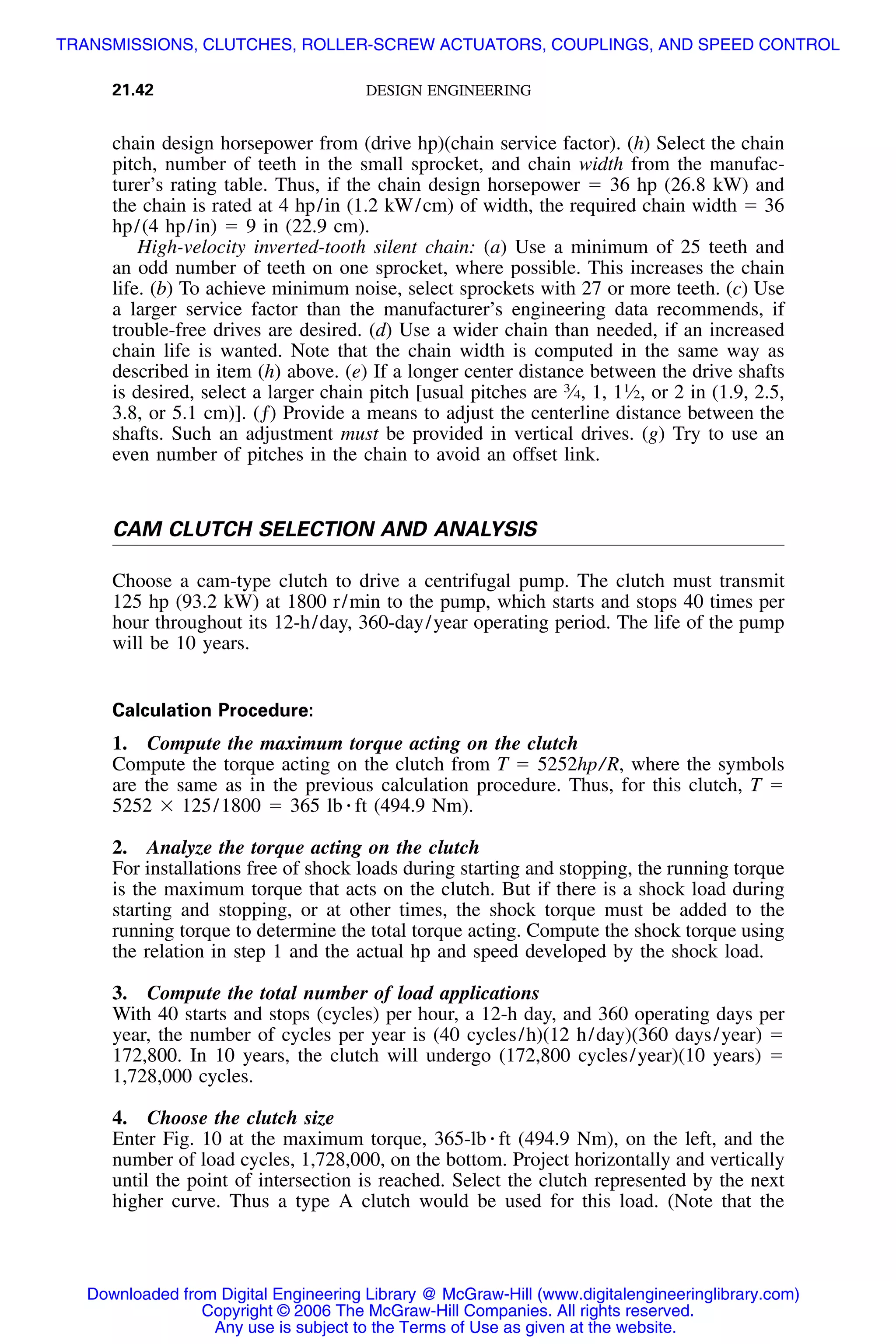 Handbook of mechanical engineering calculations