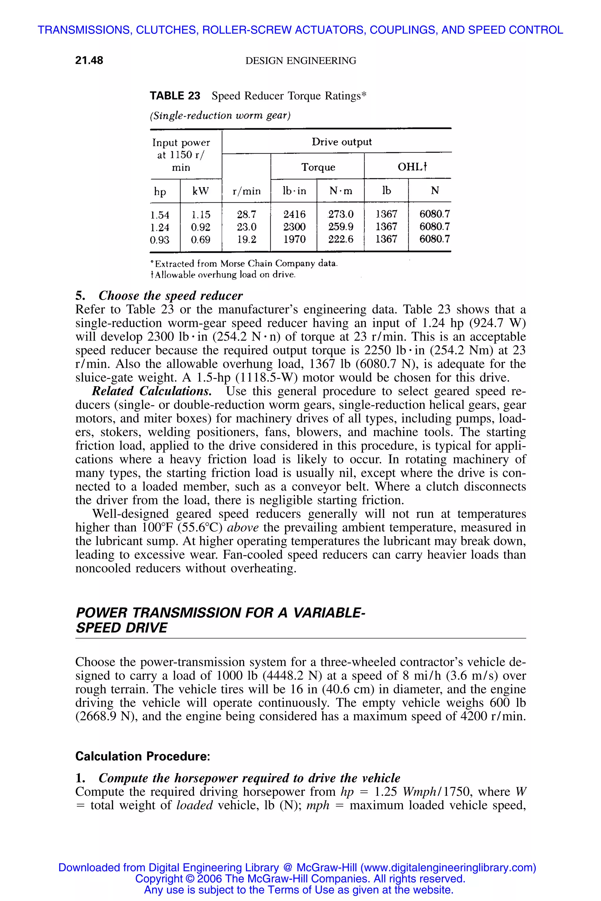 Handbook of mechanical engineering calculations