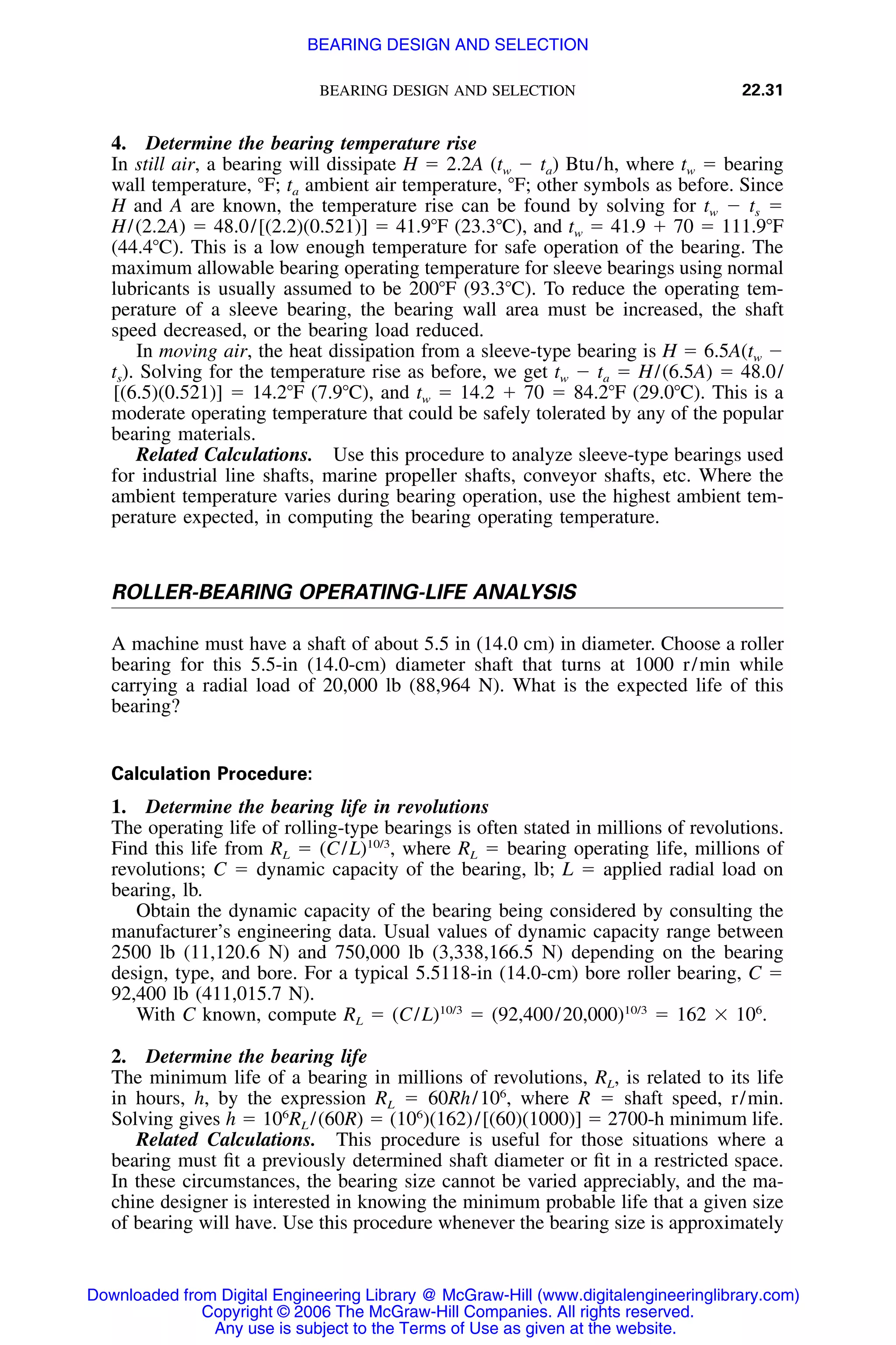 Handbook of mechanical engineering calculations
