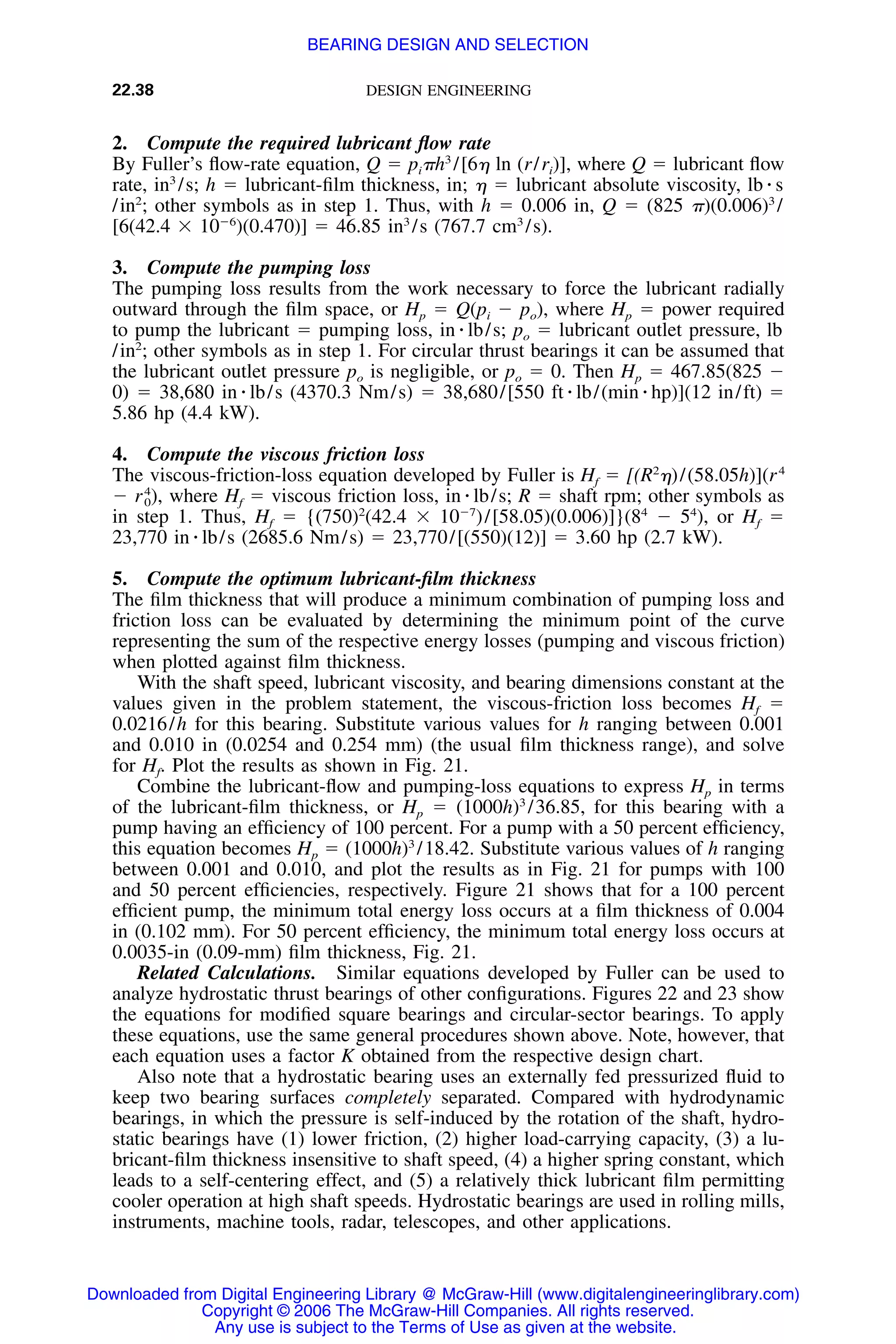 Handbook of mechanical engineering calculations