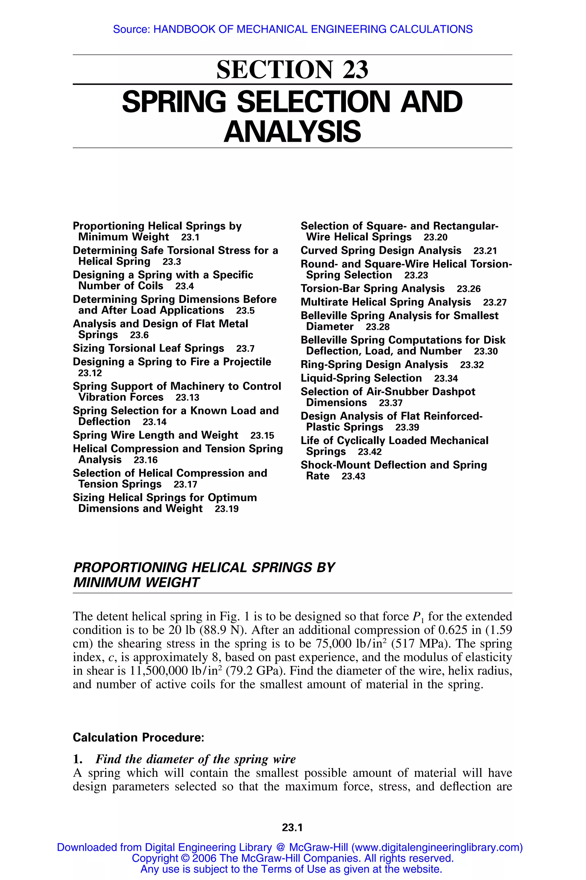 Handbook of mechanical engineering calculations