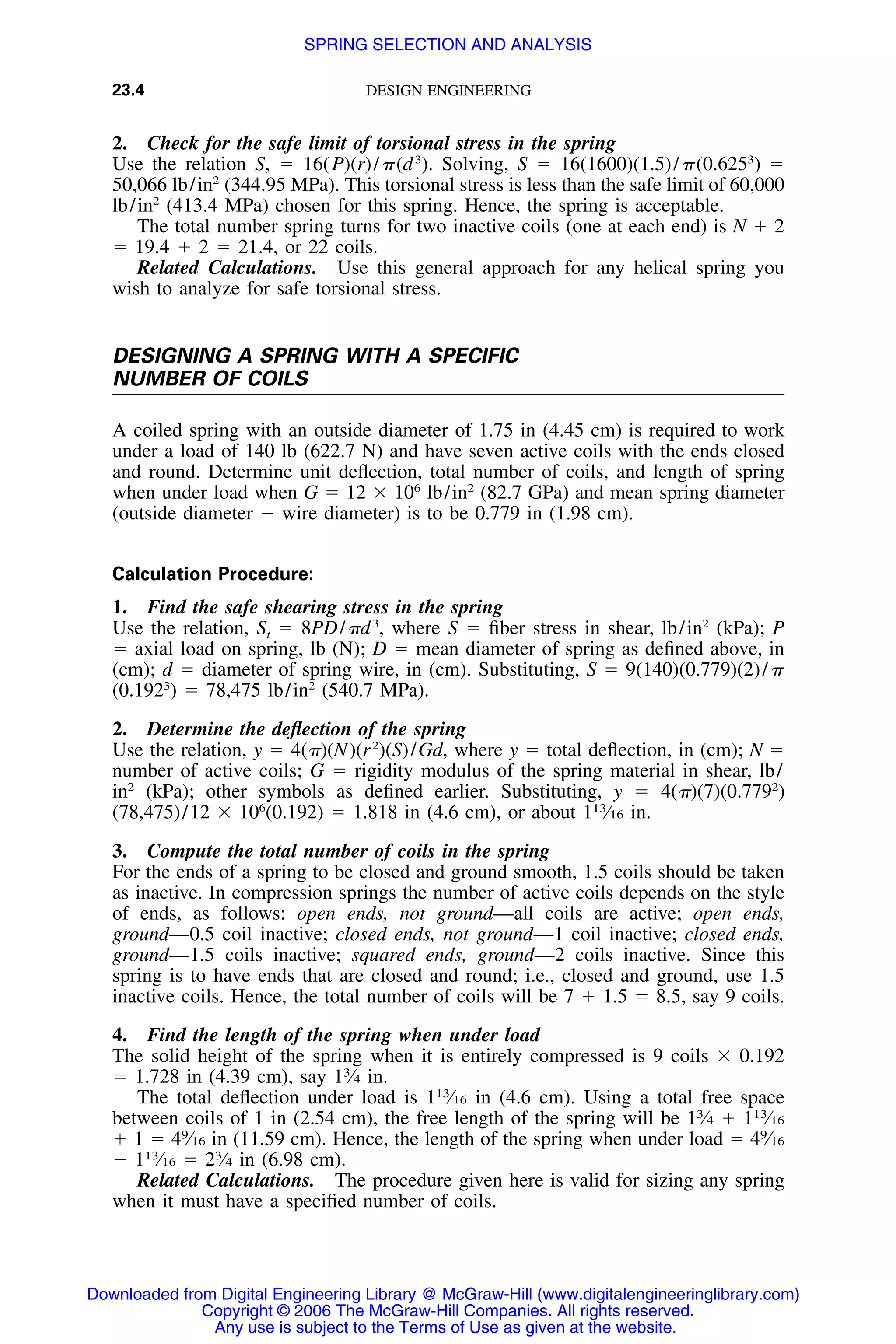 Handbook of mechanical engineering calculations