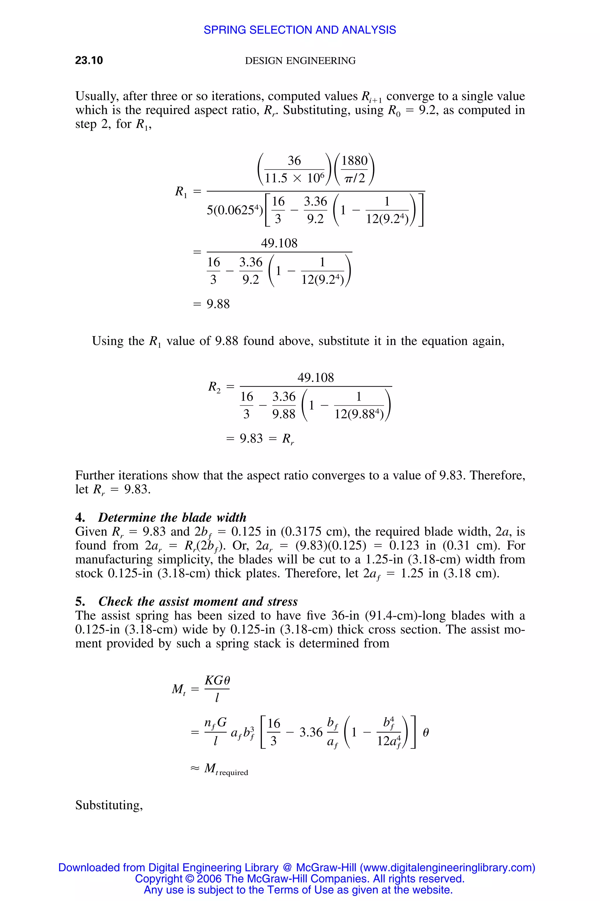Handbook of mechanical engineering calculations