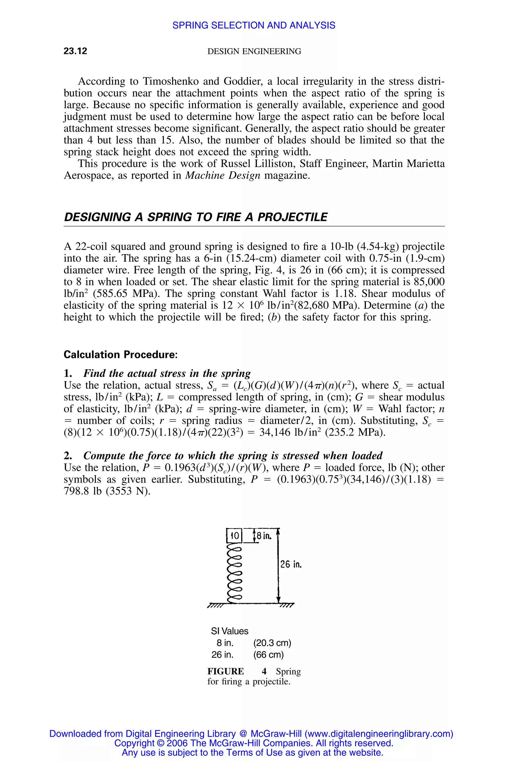 Handbook of mechanical engineering calculations