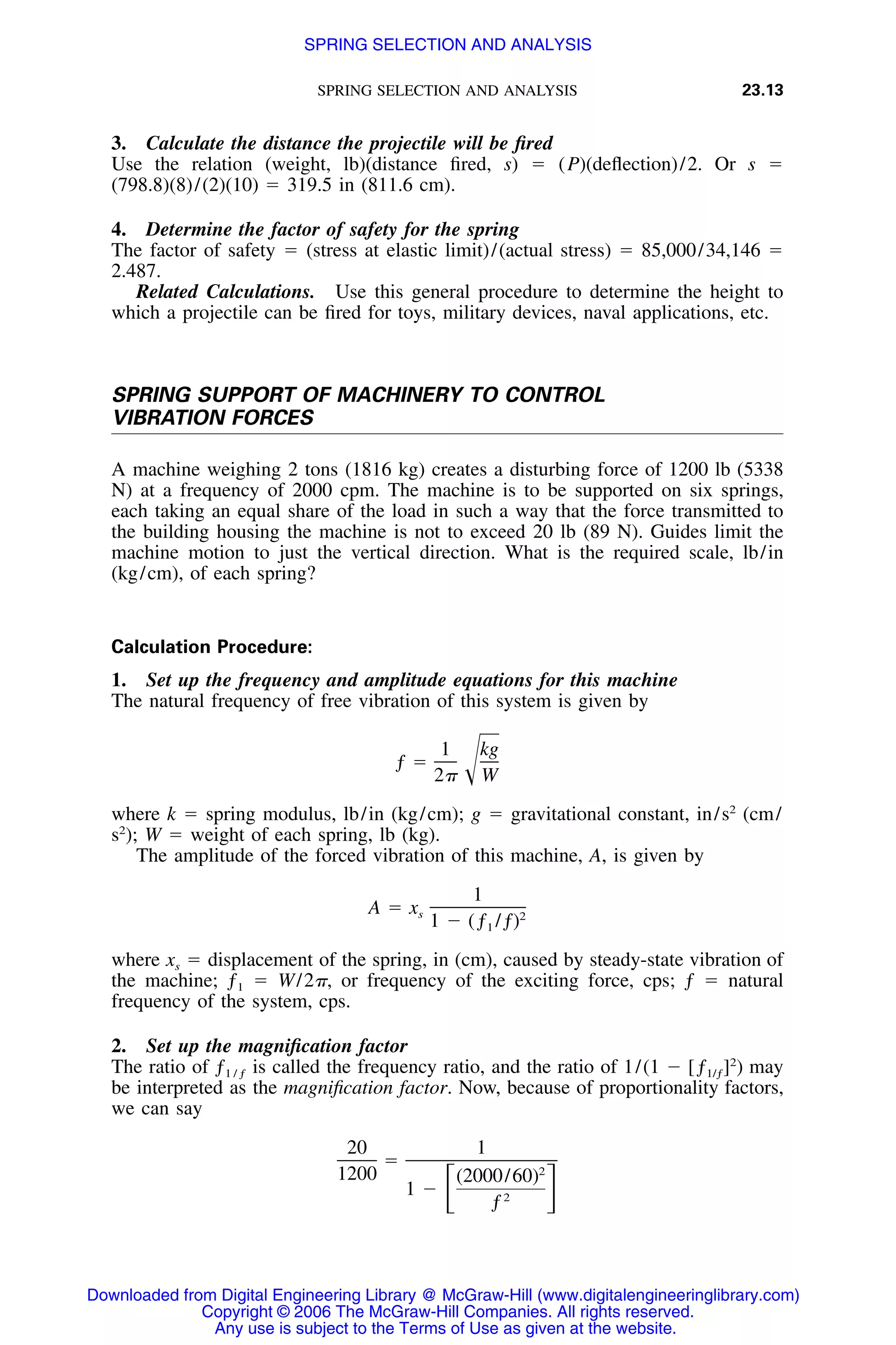 Handbook of mechanical engineering calculations