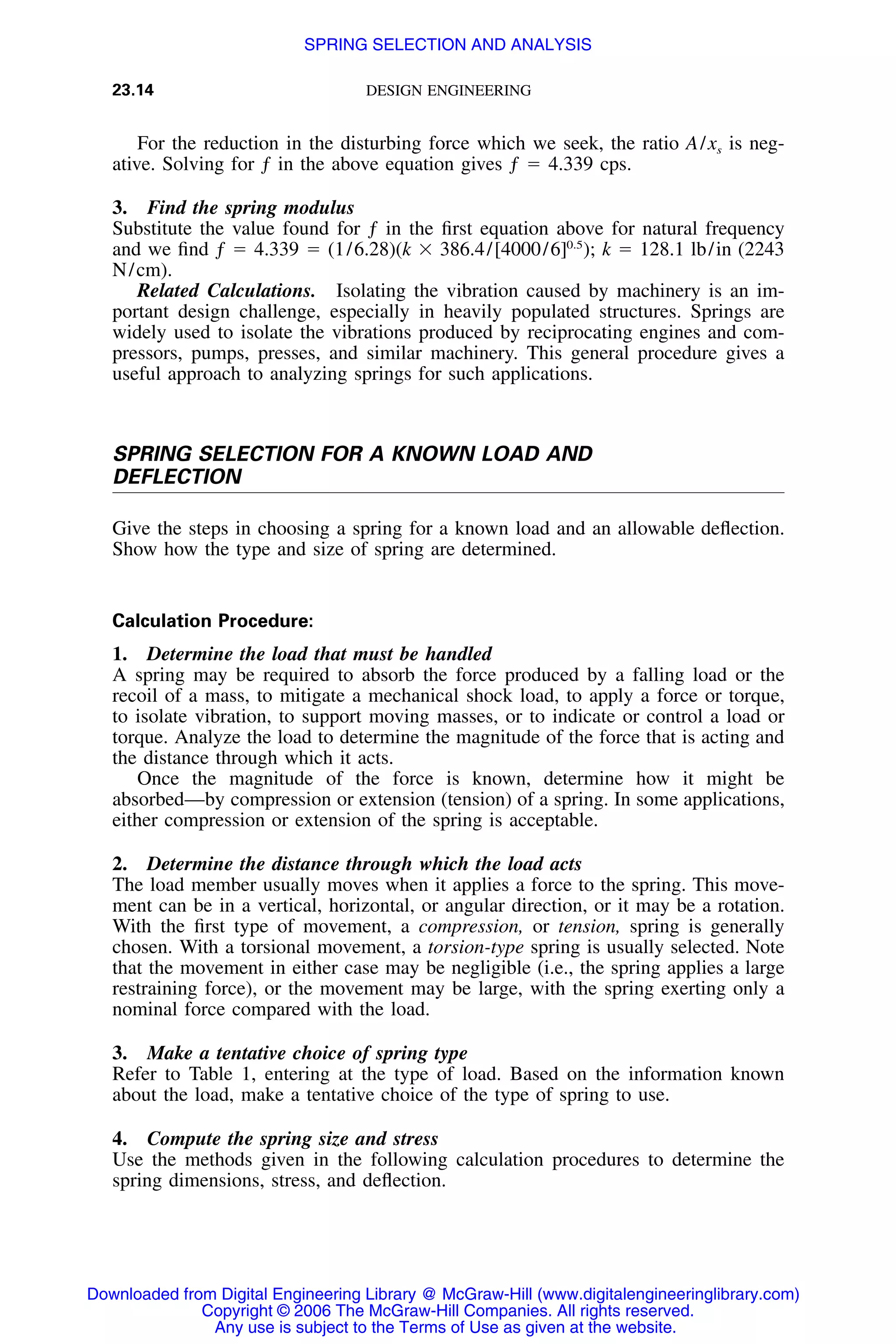 Handbook of mechanical engineering calculations
