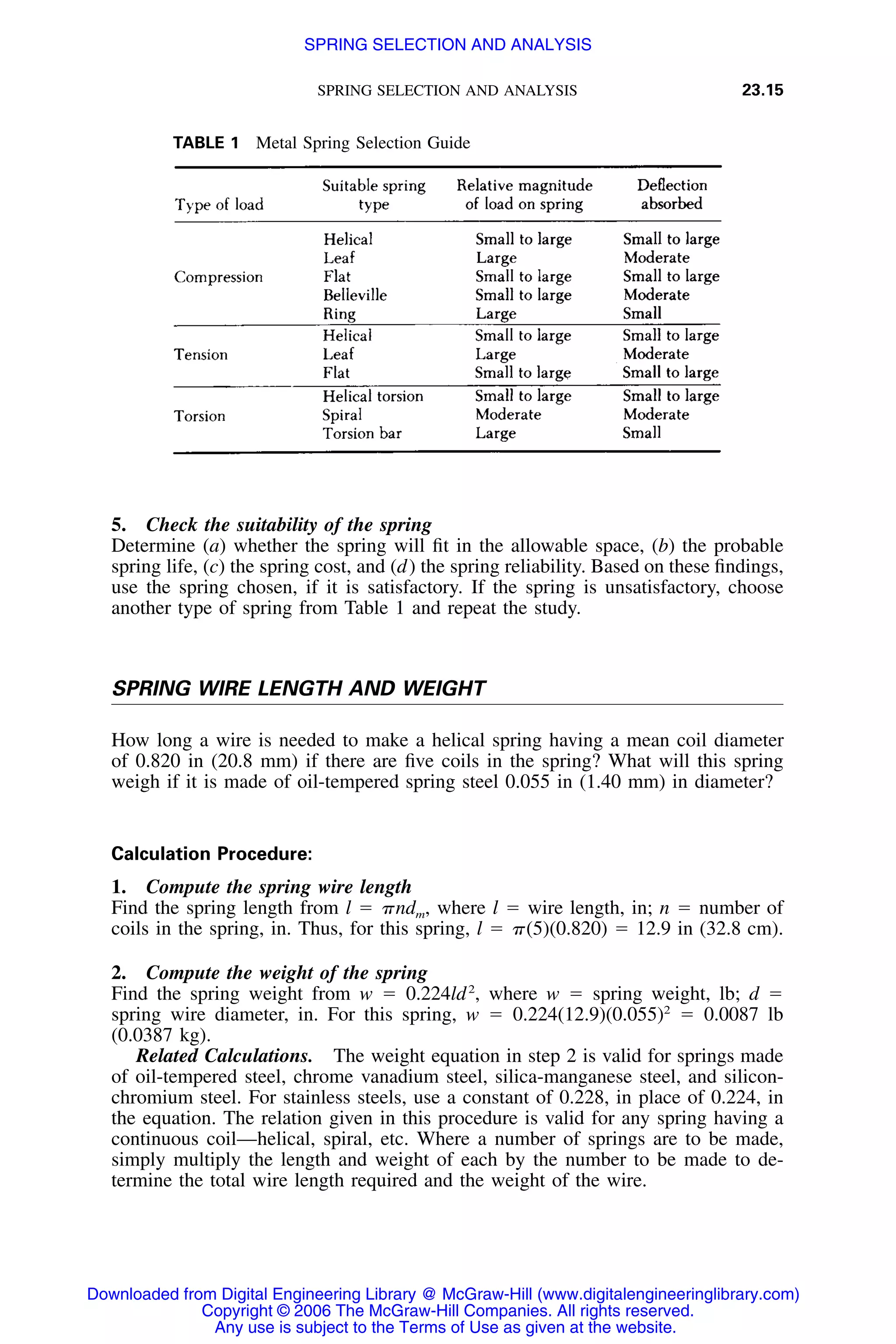 Handbook of mechanical engineering calculations