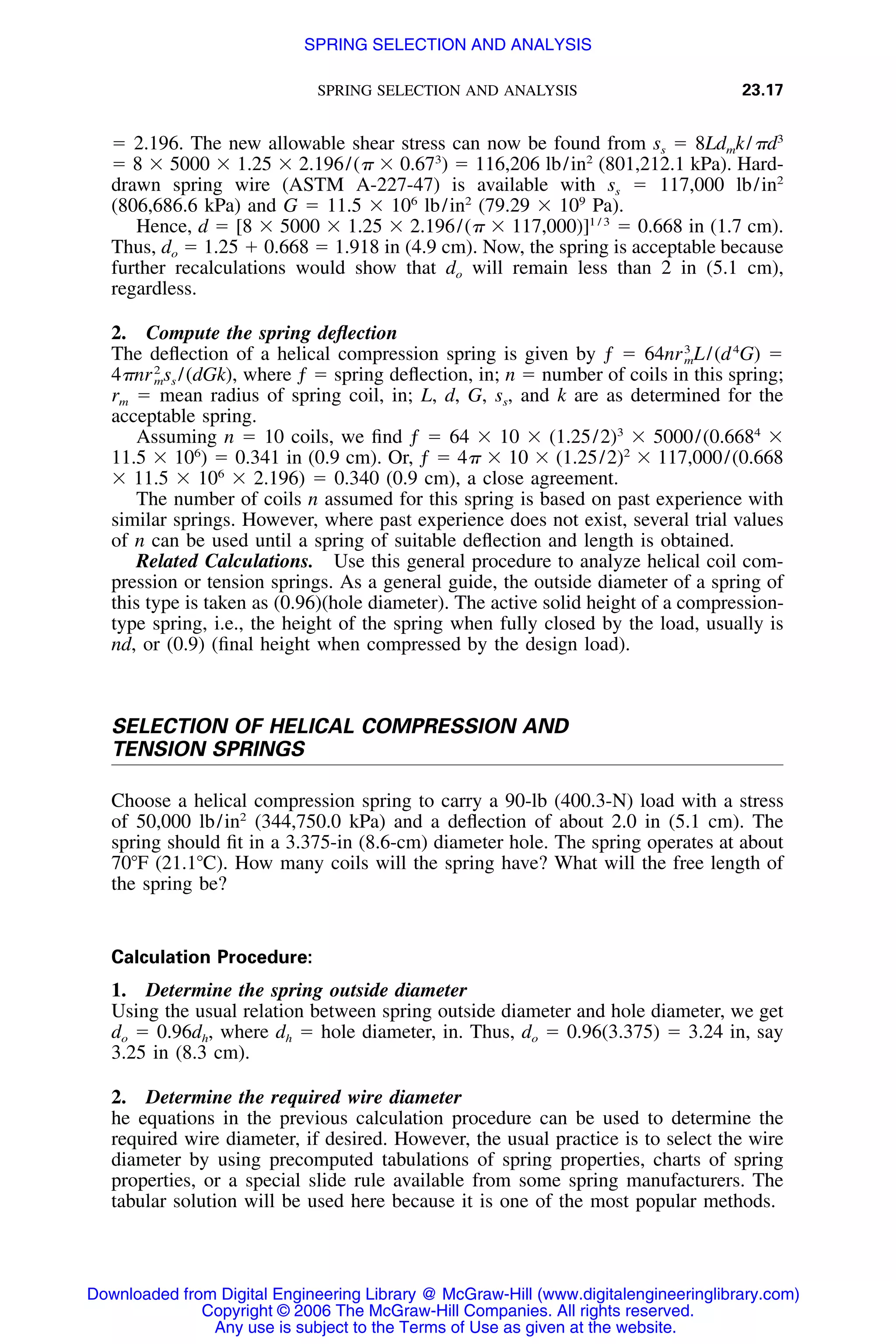 Handbook of mechanical engineering calculations