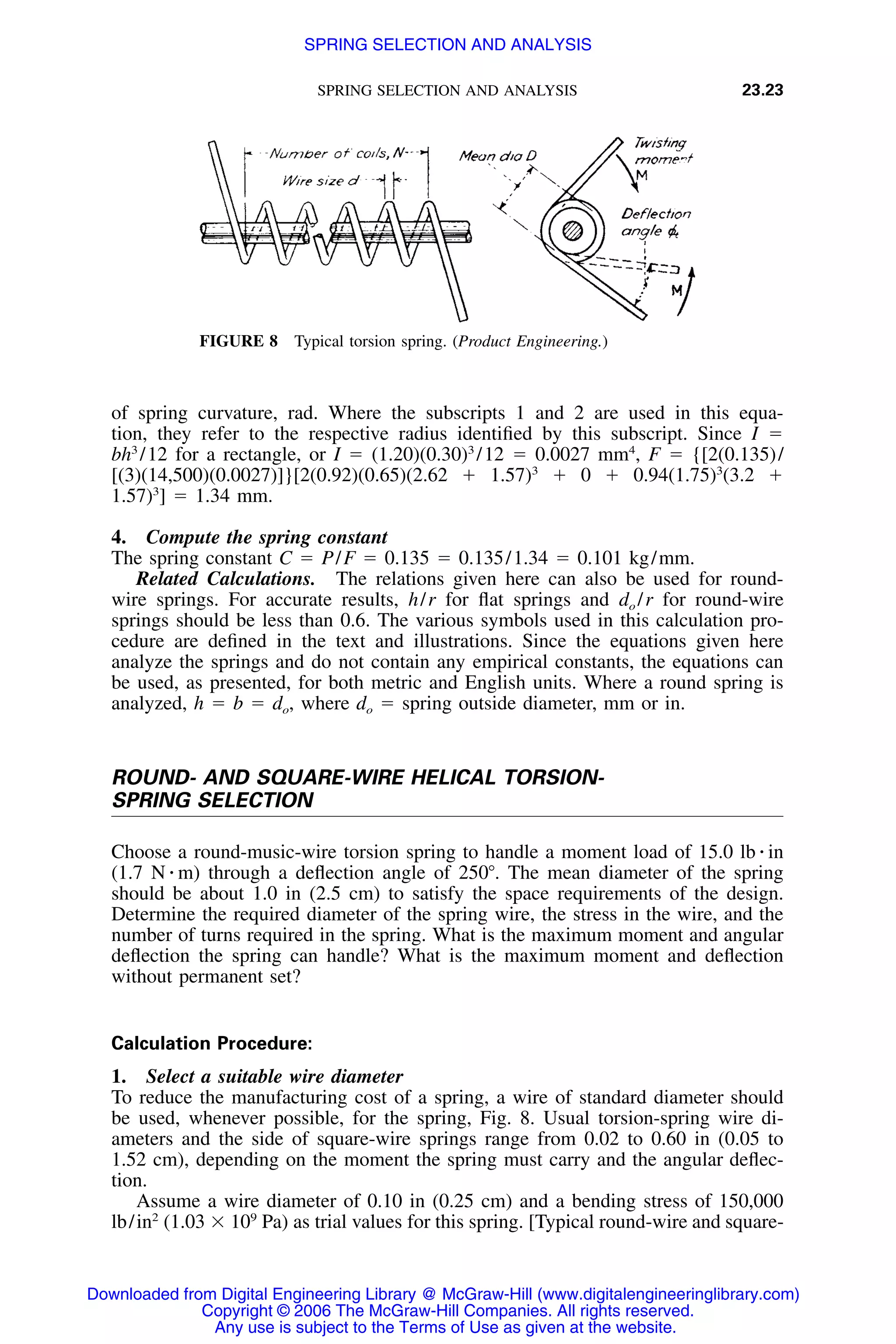 Handbook of mechanical engineering calculations