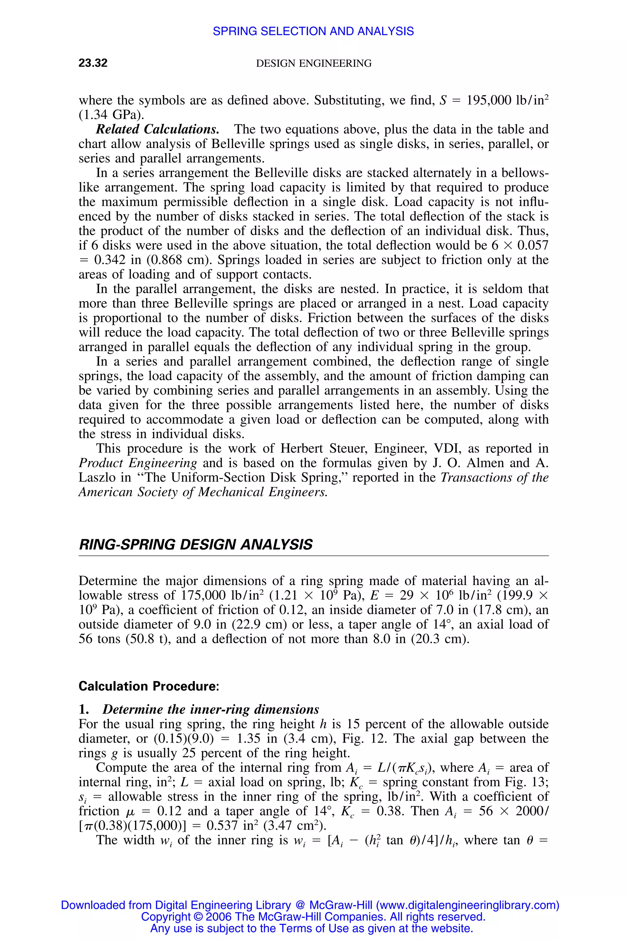 Handbook of mechanical engineering calculations