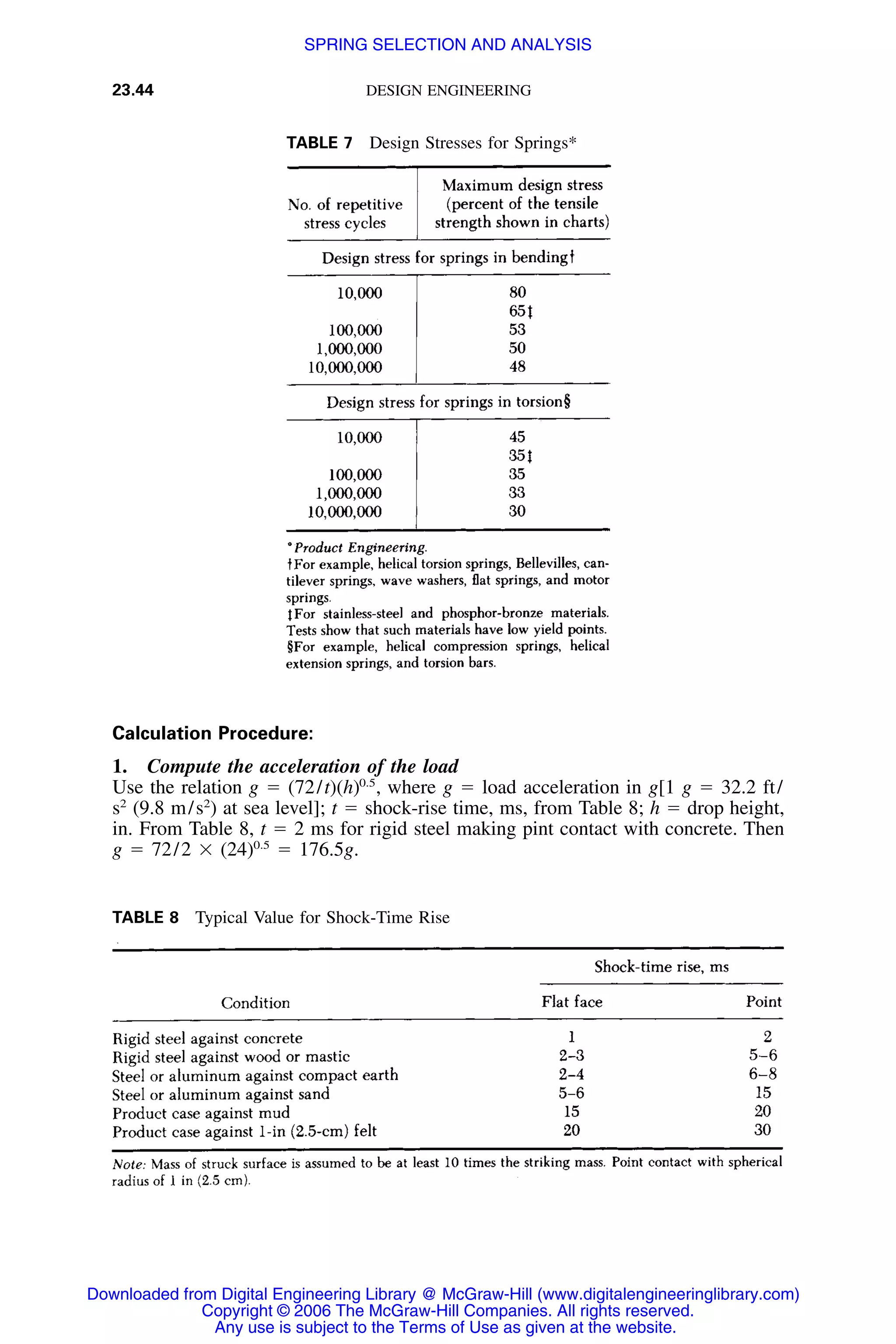 Handbook of mechanical engineering calculations