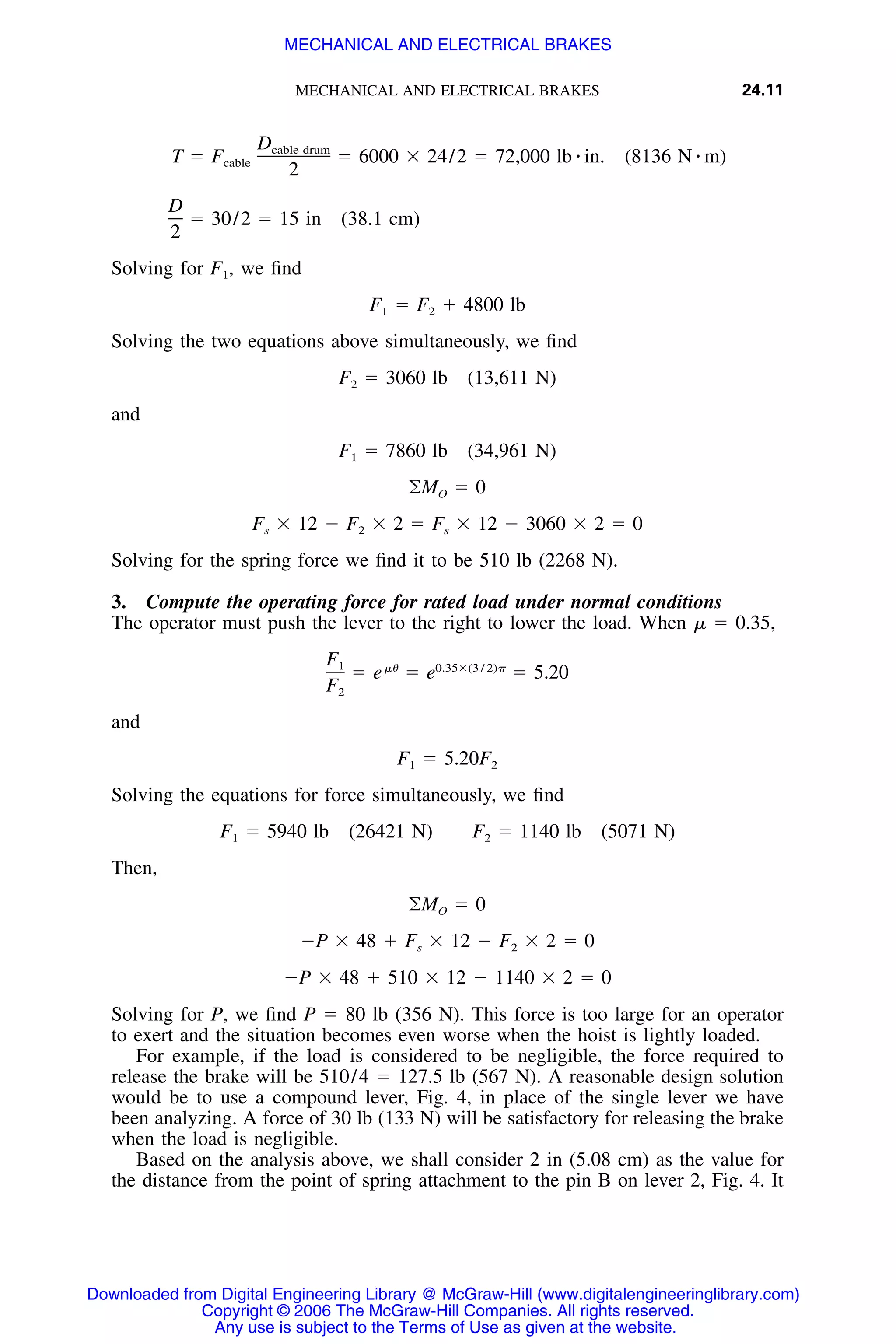 Handbook of mechanical engineering calculations