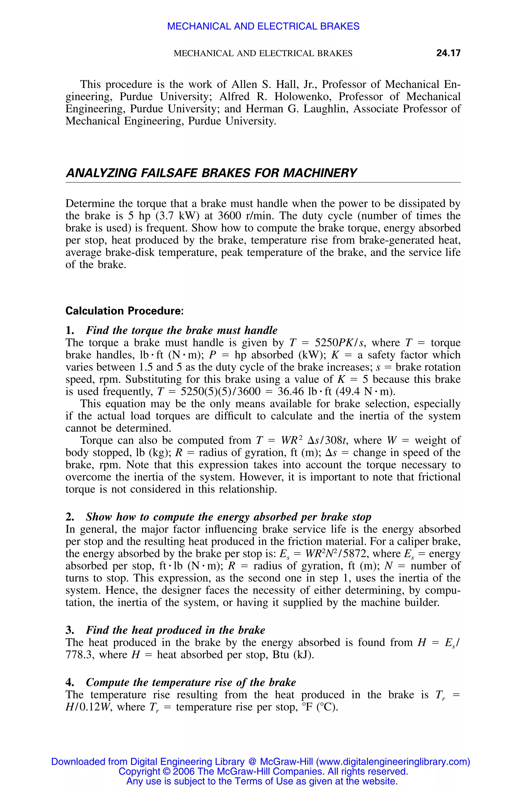 Handbook of mechanical engineering calculations