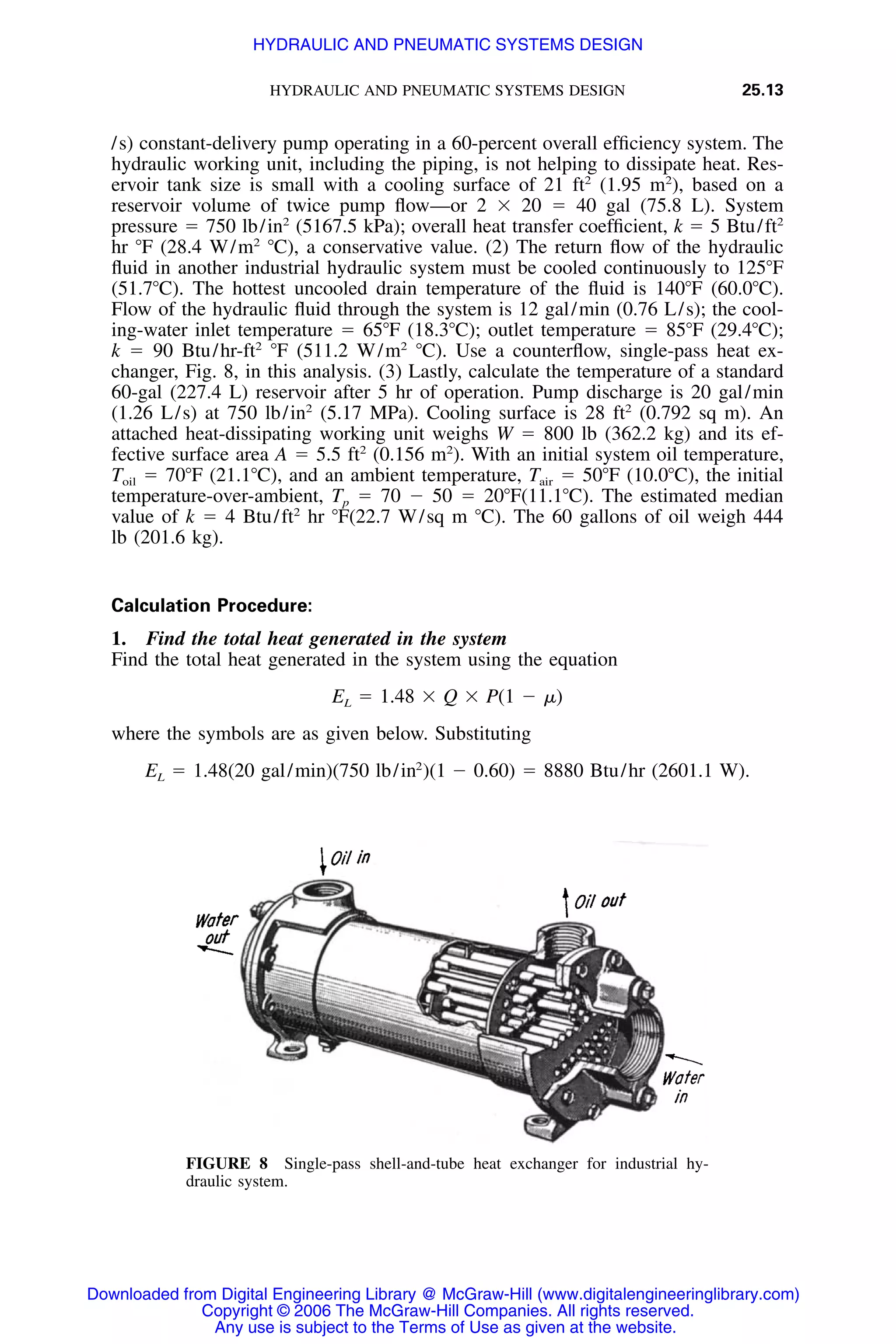 Handbook of mechanical engineering calculations